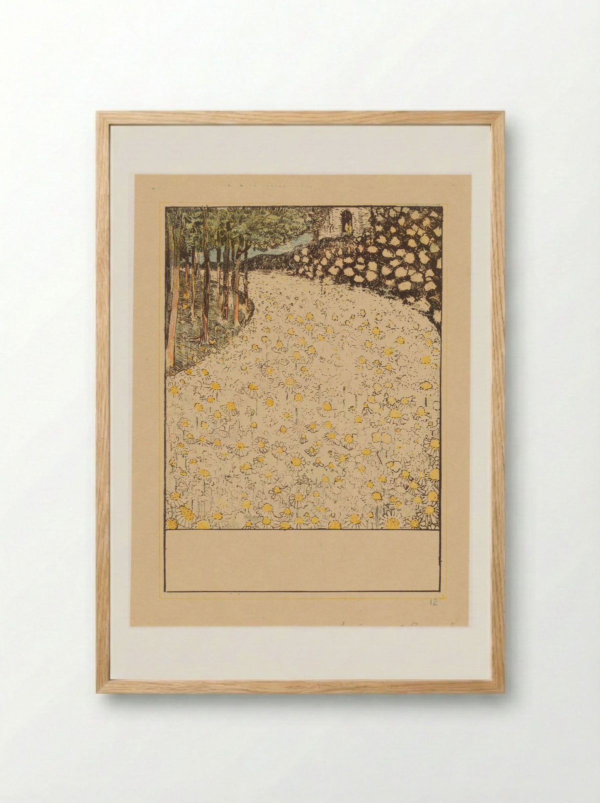 Bloemenzee - Theo van Hoytema - Framed Print Wood