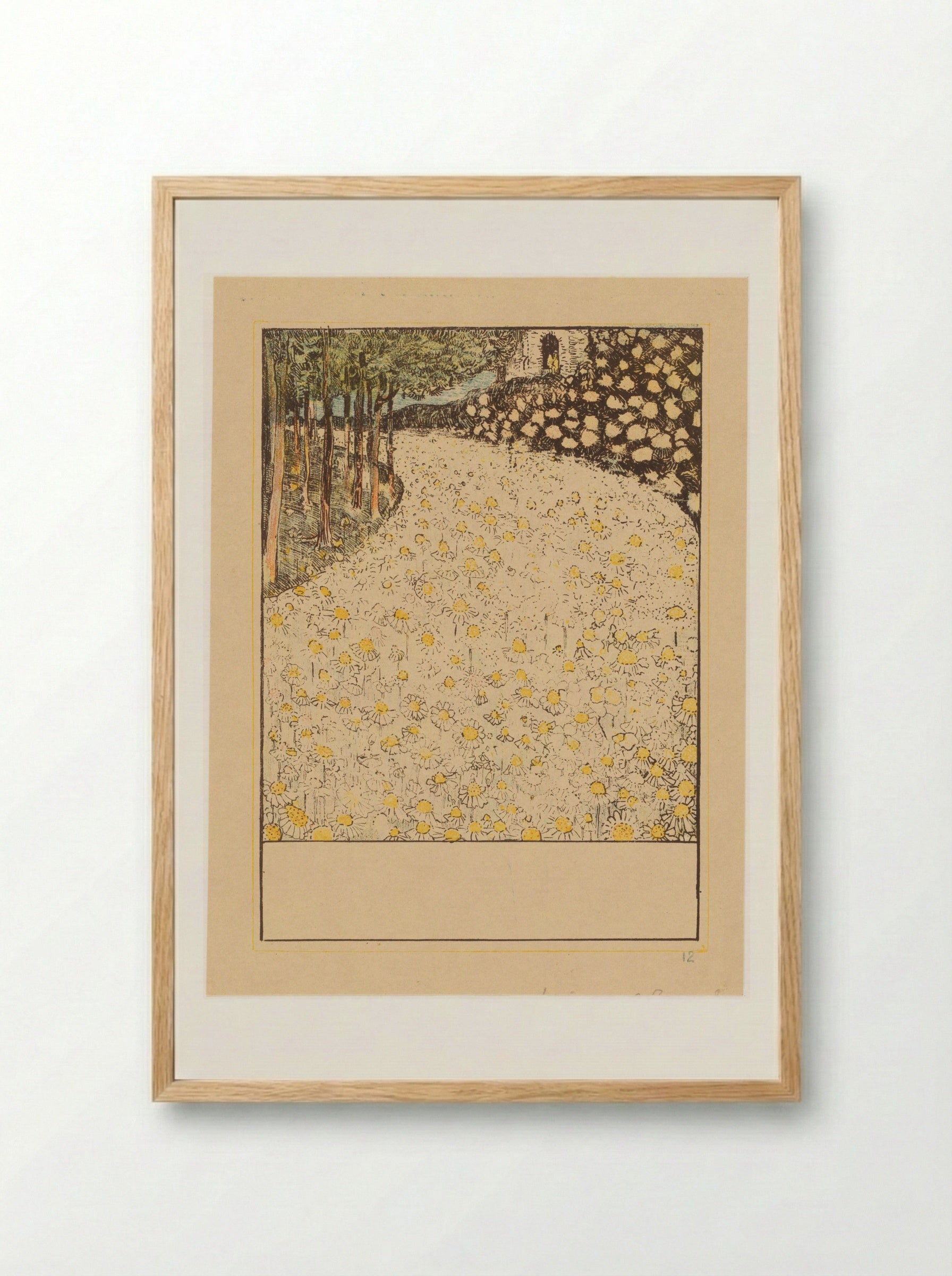 Bloemenzee - Theo van Hoytema - Framed Print Wood