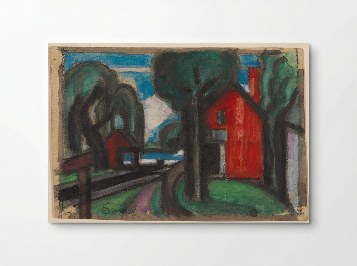 Bloomfield Lock - Oscar Bluemner - Poster