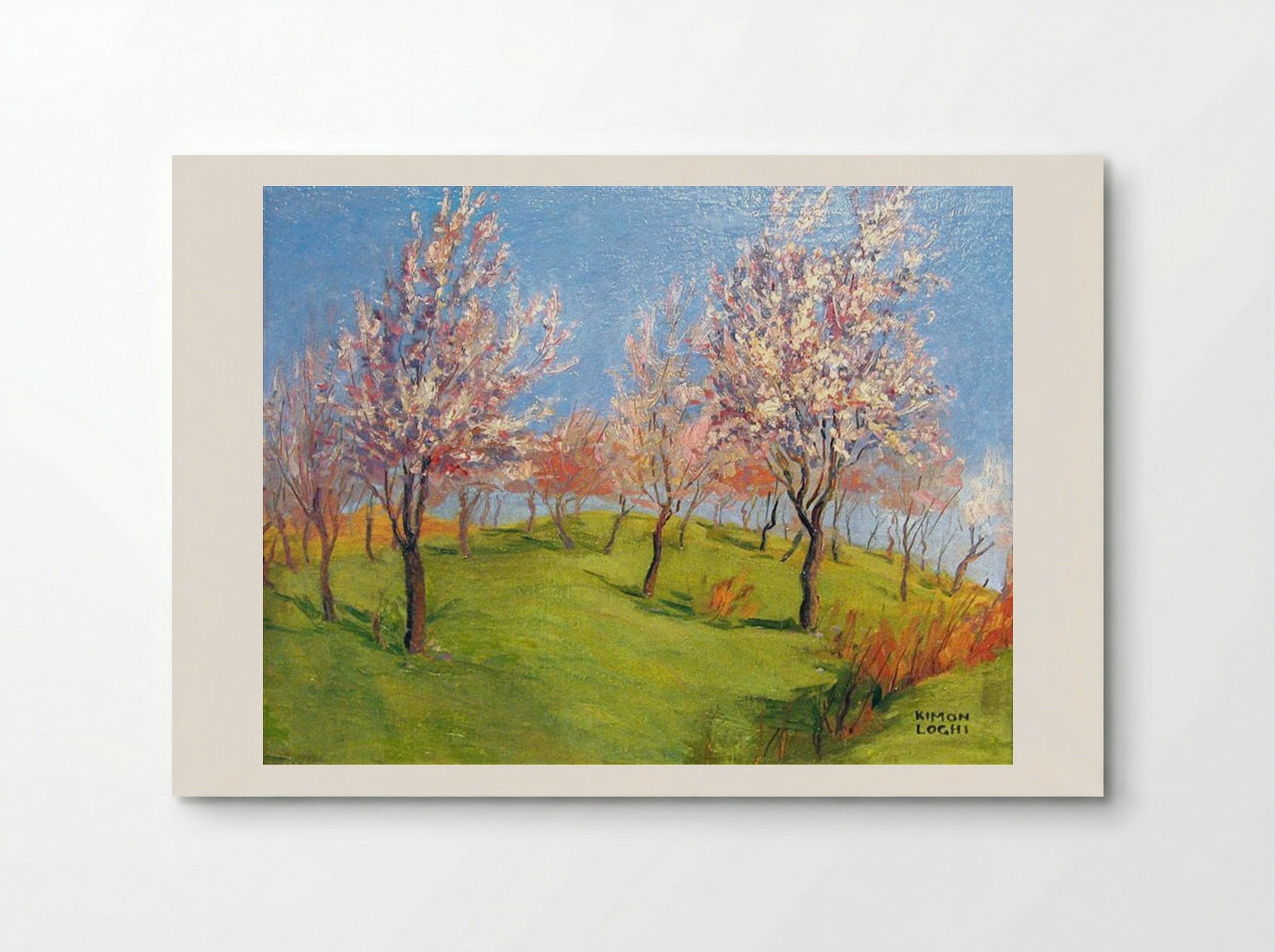 Blooming Apple Trees - Kimon Loghi - Poster