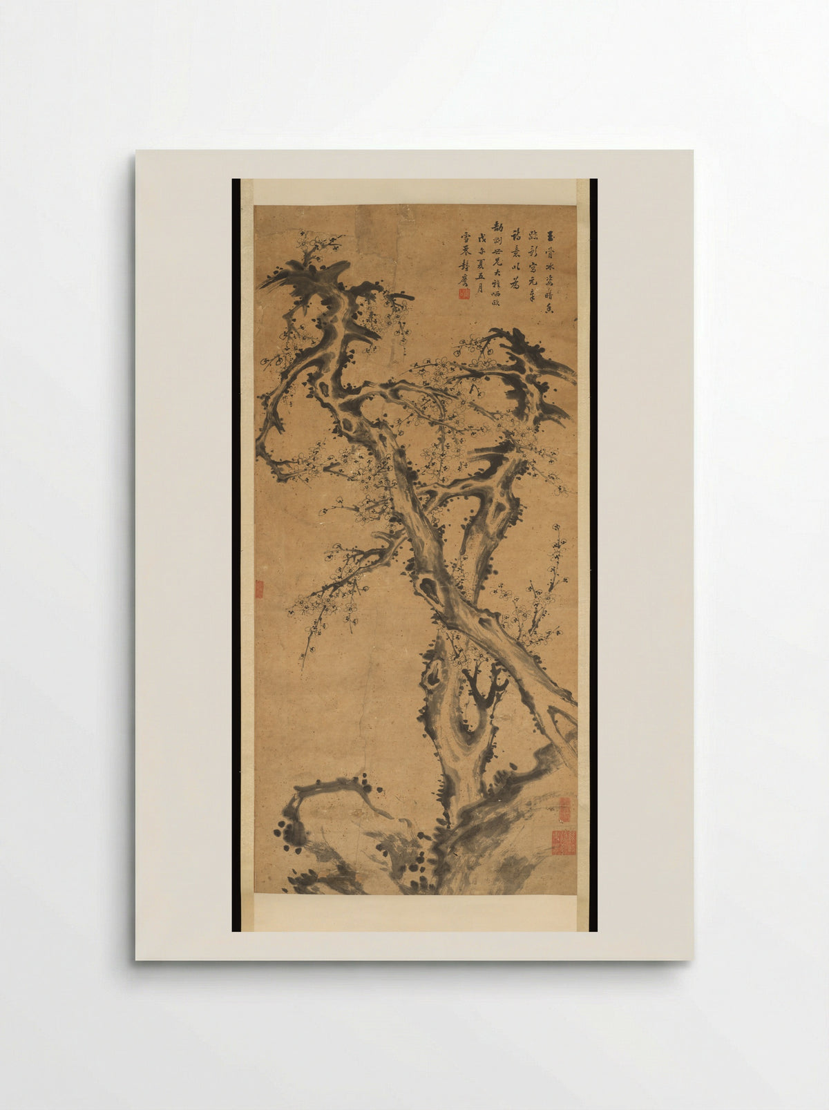 Blossoming Prunus Tree - Peng Yulin - Poster