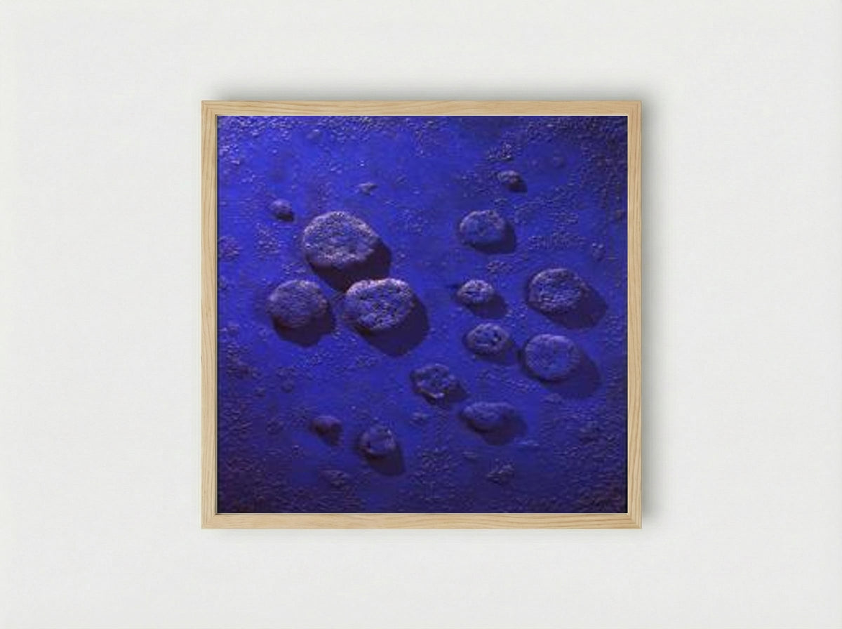 Blue Agreement - Yves Klein - Framed Print Wood