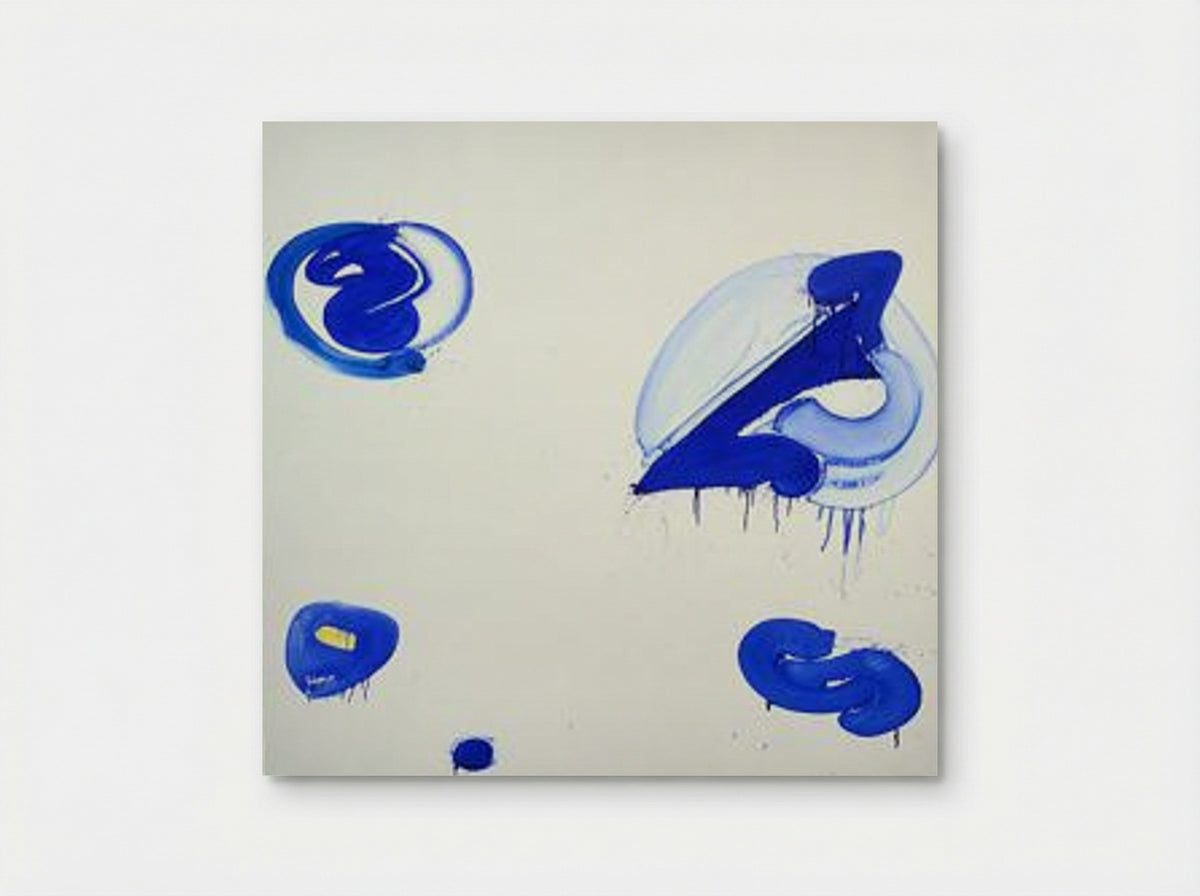 Blue Balls V - Sam Francis - Poster