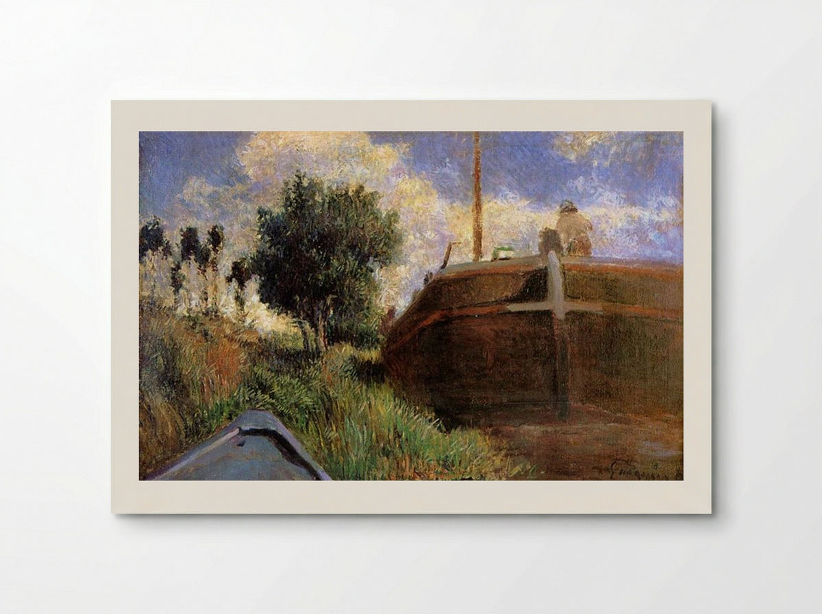 Blue Barge - Paul Gauguin - Poster