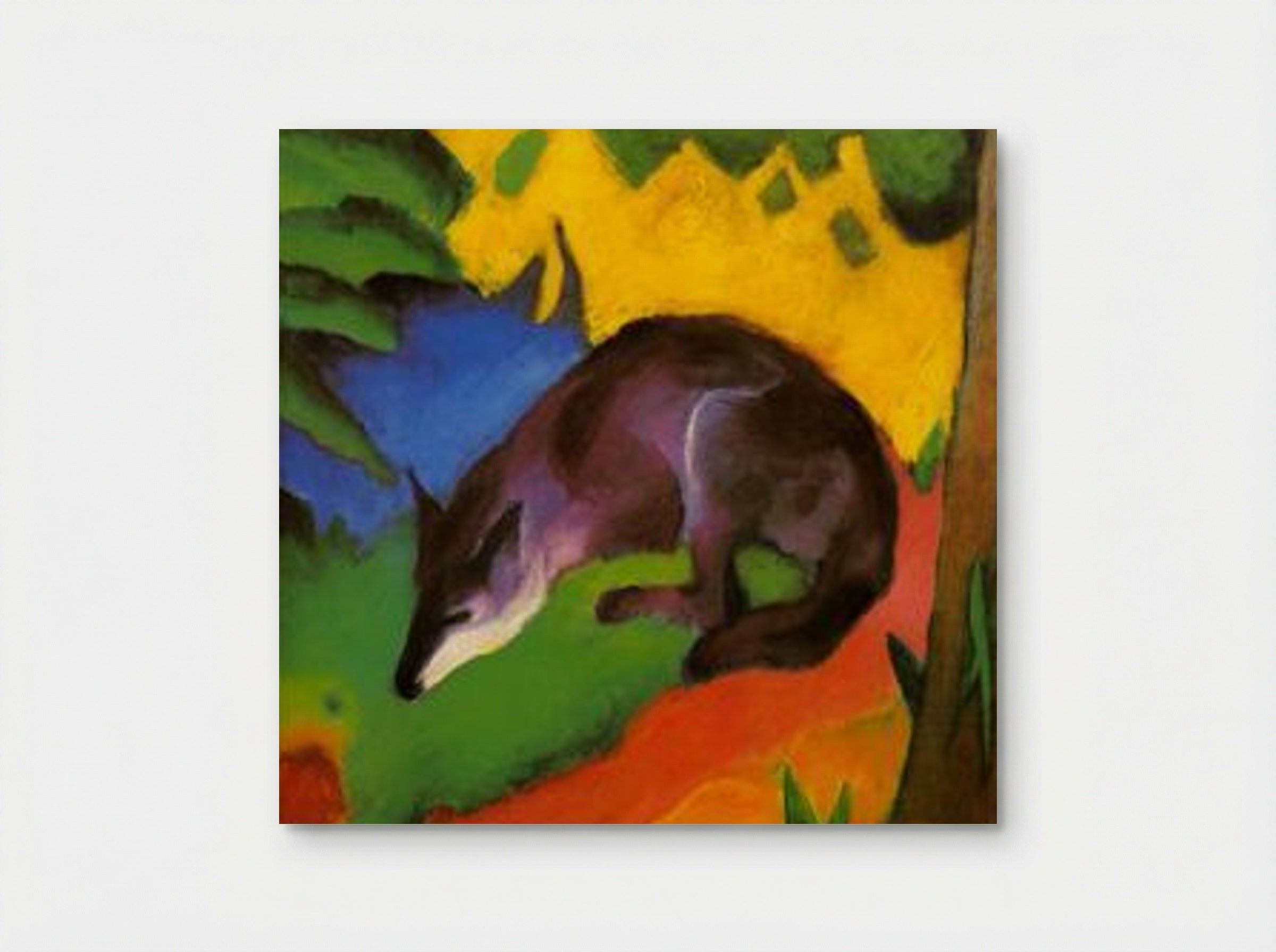 Blue Fox - Franz Marc - Poster