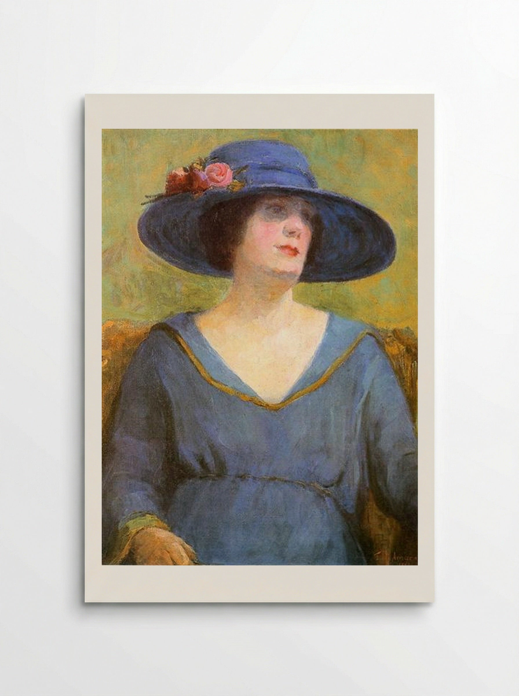 Blue Hat - Tarsila do Amaral - Poster