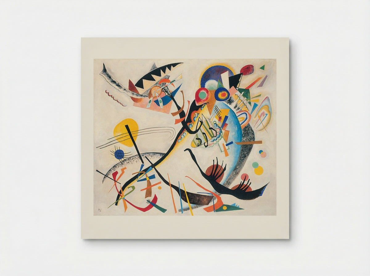 Blue Segment - Wassily Kandinsky - Poster