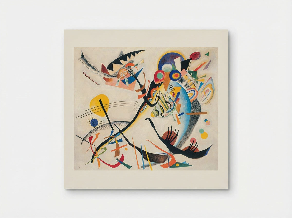 Blue Segment - Wassily Kandinsky - Poster