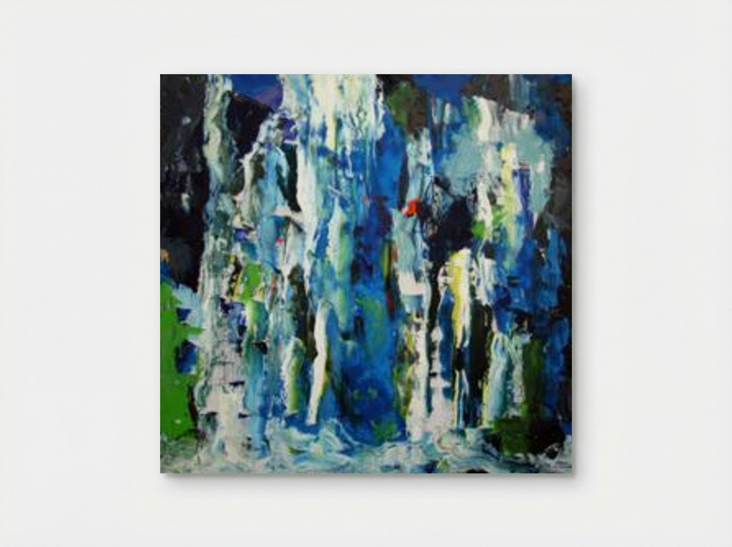 Blue Waterfall - Romul Nutiu - Poster