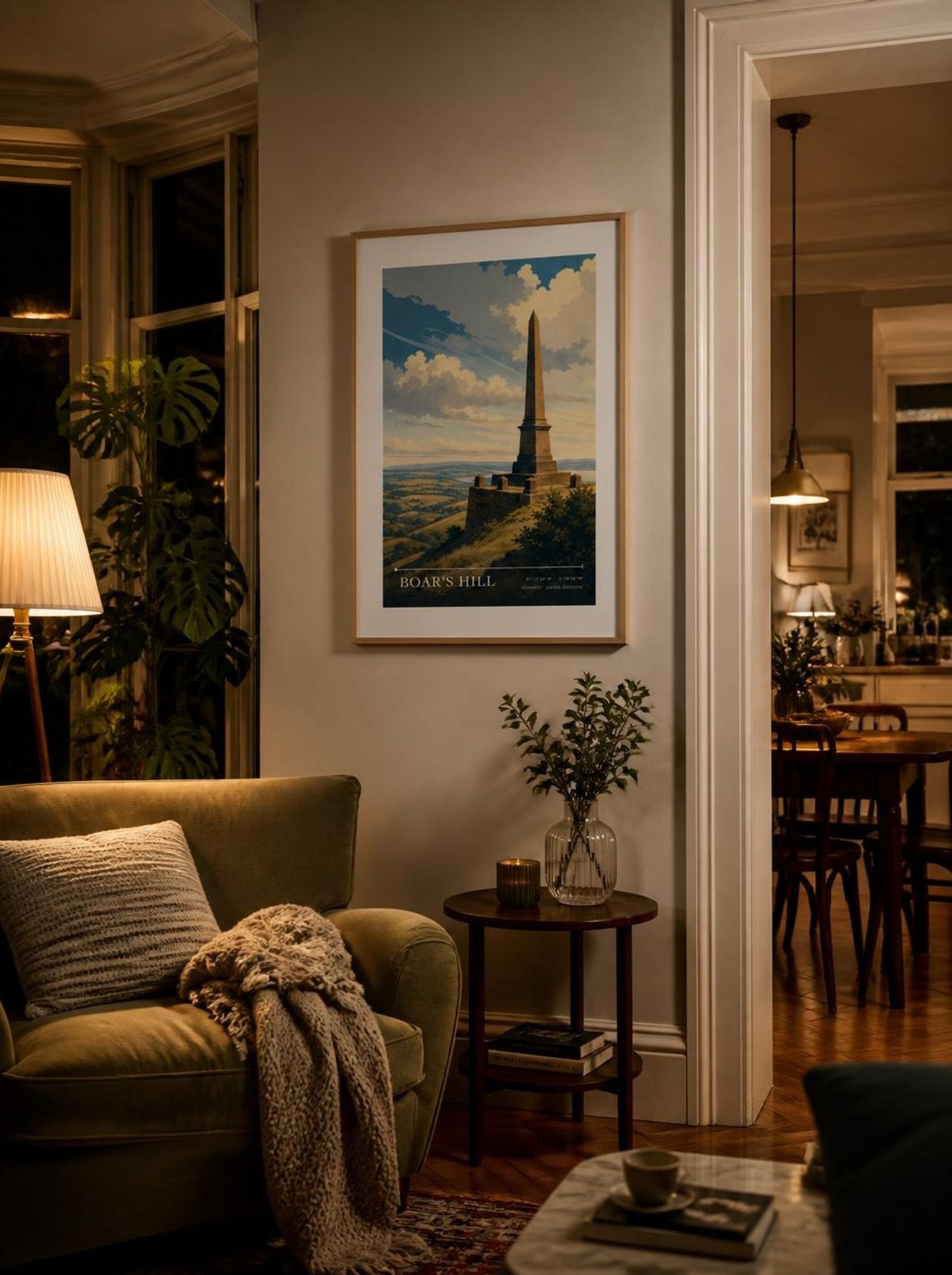 Boar's Hill Somerset United Kingdom Travel Poster - Lifestyle