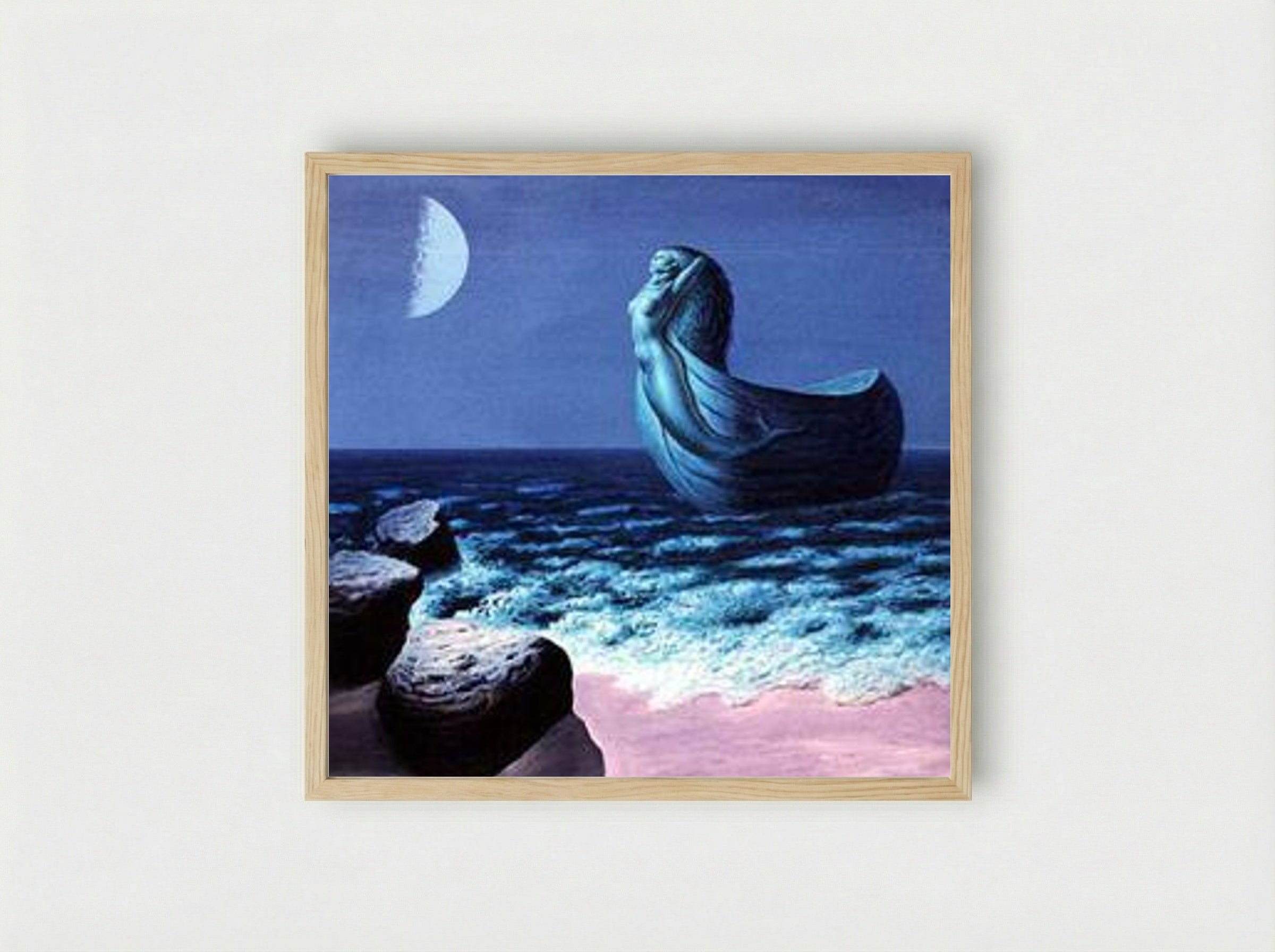 Boat of the Mermaid - Sabin Balasa - Framed Print Wood