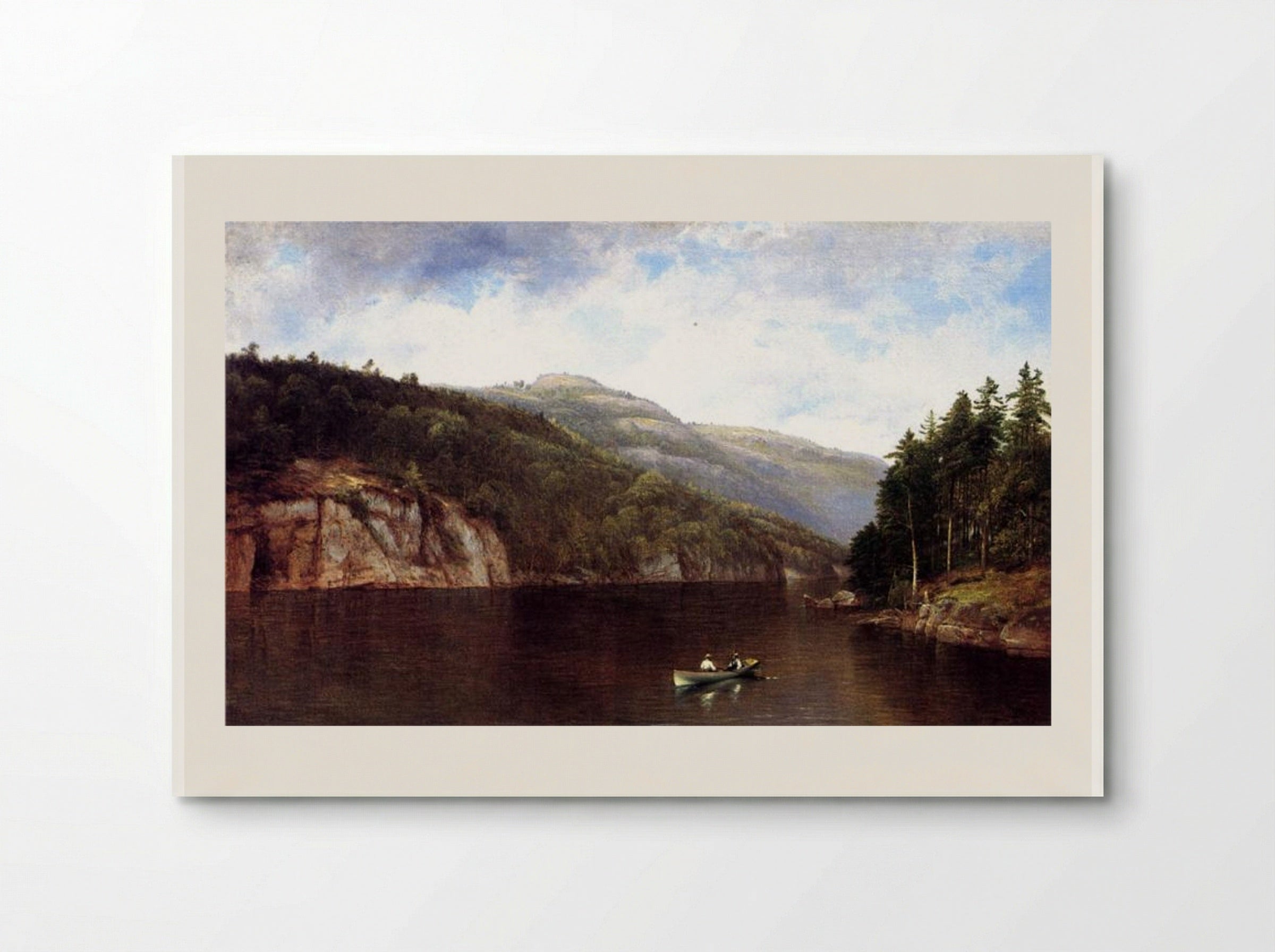 Boating on Lake George - David Johnson - Poster