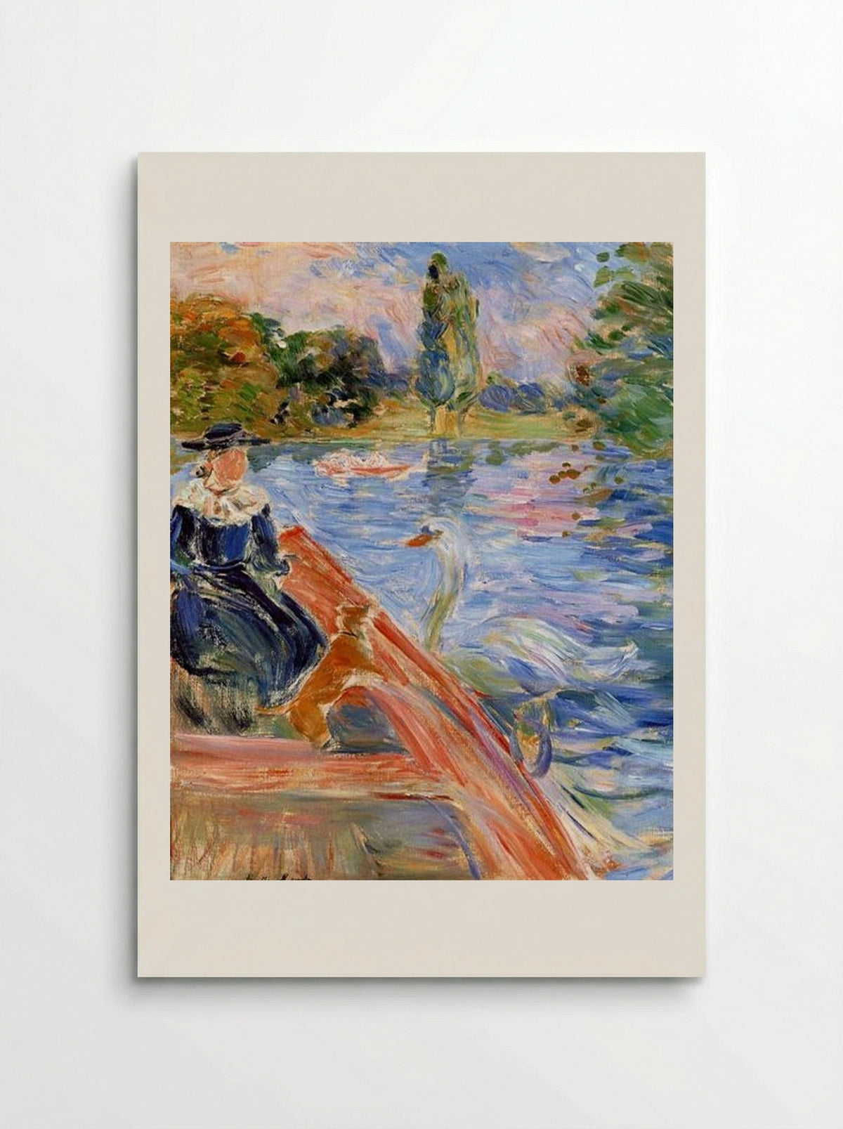 Boating on the Lake - Berthe Morisot - Poster