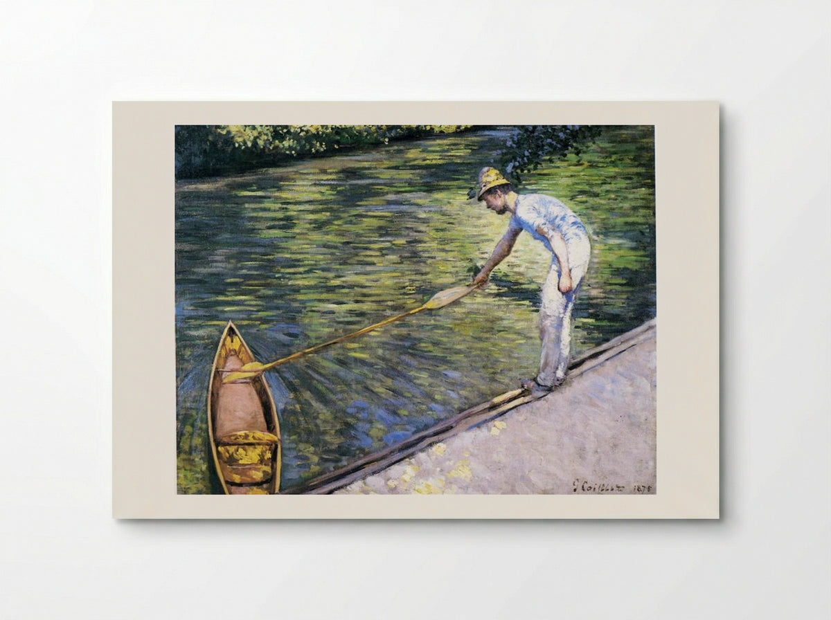 Boating on the Yerres - Gustave Caillebotte - Poster