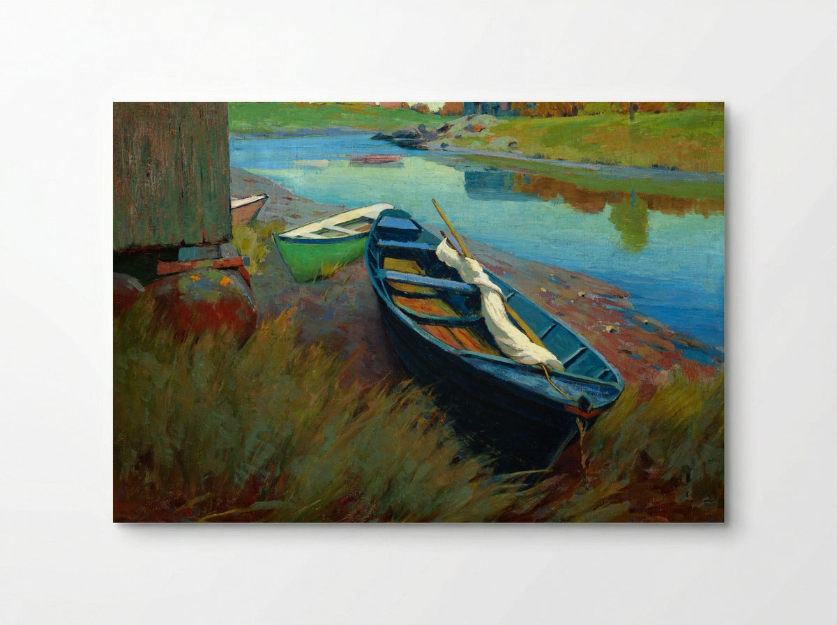 Boats at Rest - Arthur Wesley Dow - Poster