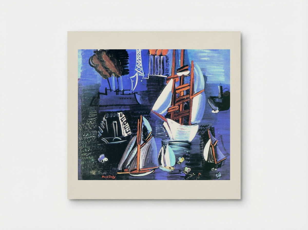 Boats in Le Havre - Raoul Dufy - Poster