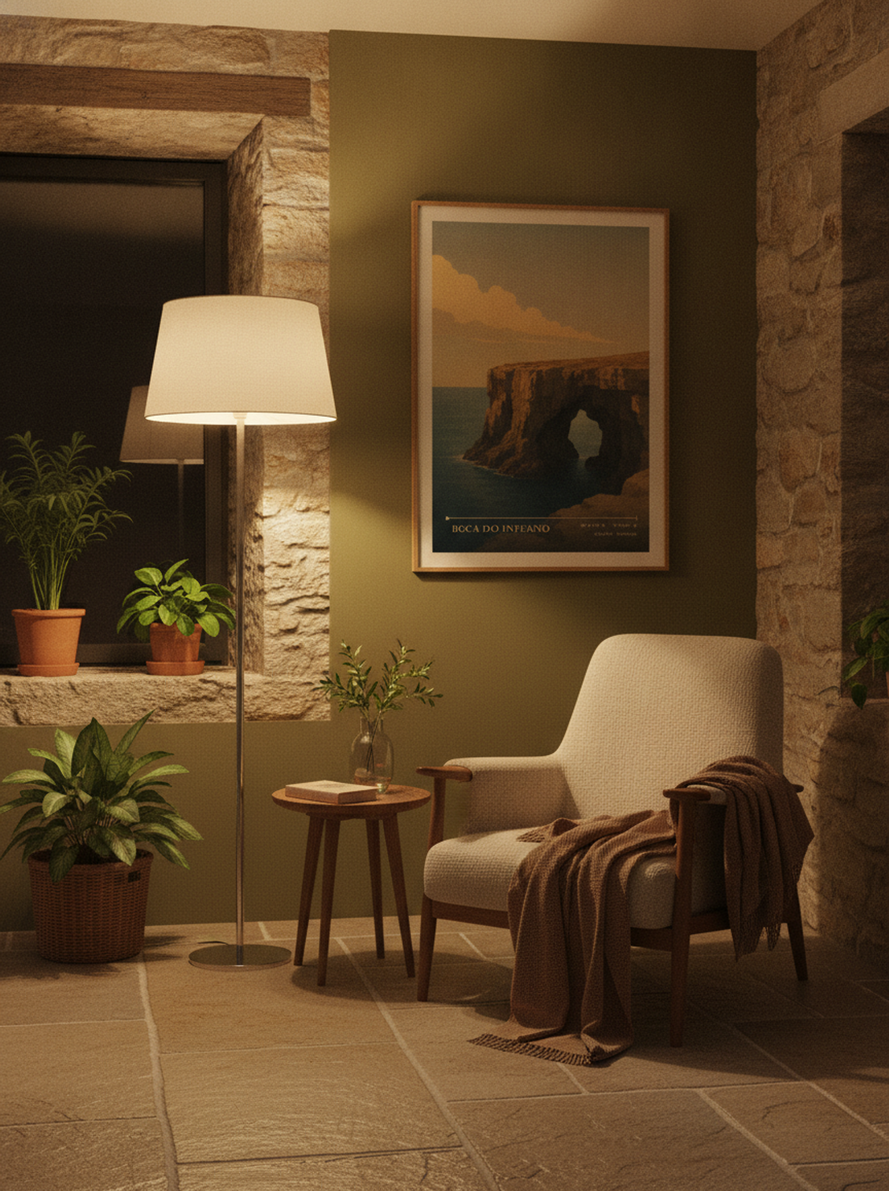 Boca do Inferno Travel Poster Artwork - Lifestyle