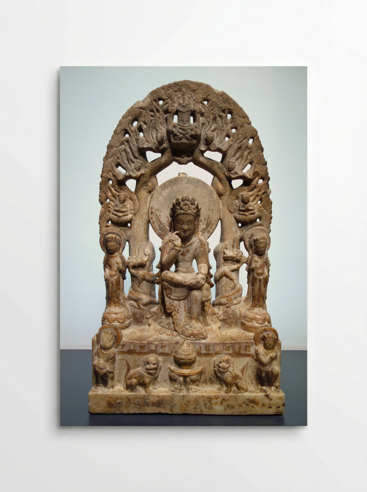 Bodhisattva Maitreya - Unknown Chinese Sculptor - Poster