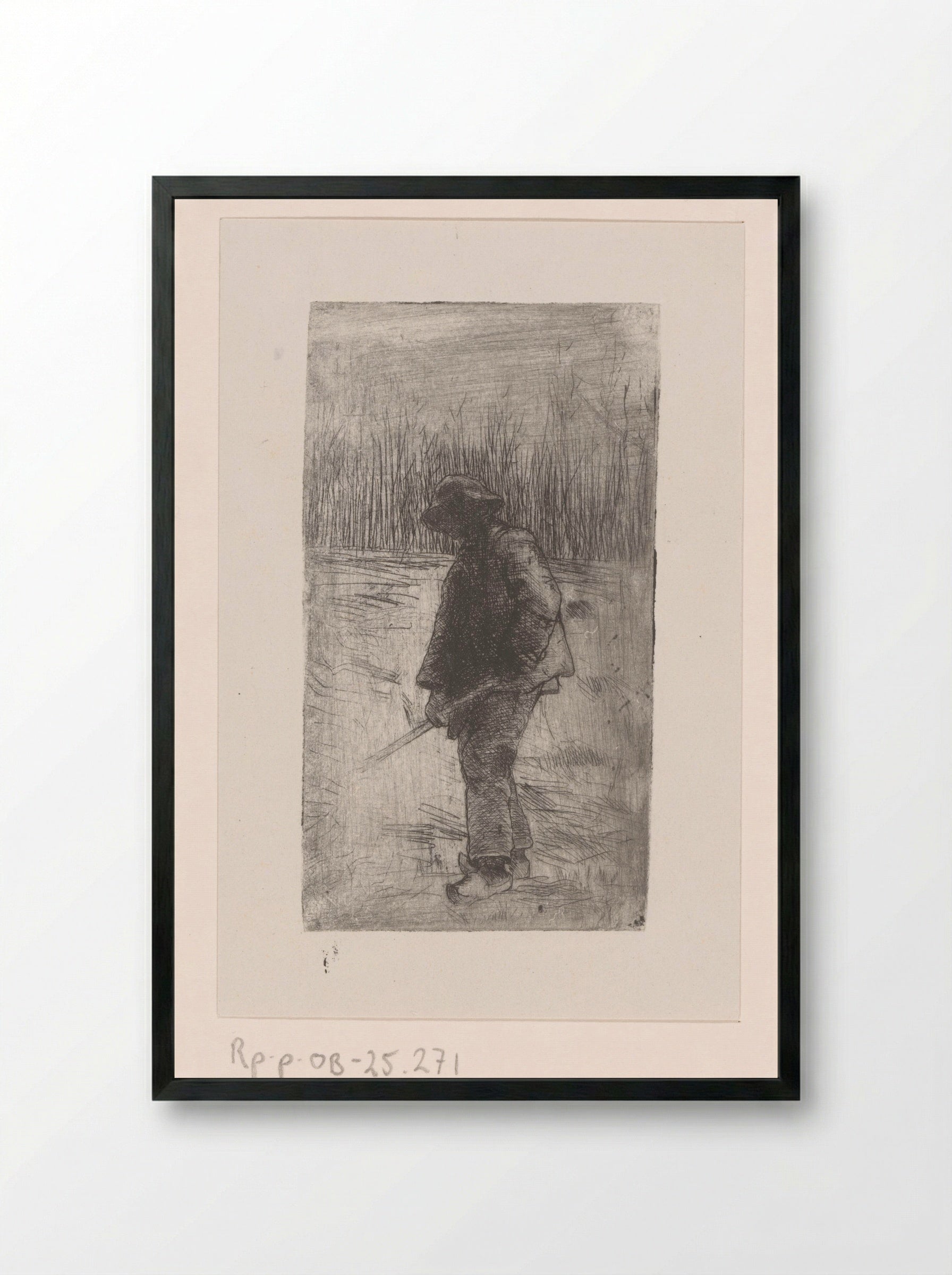 Boer - Philip Zilcken - Framed Print Black