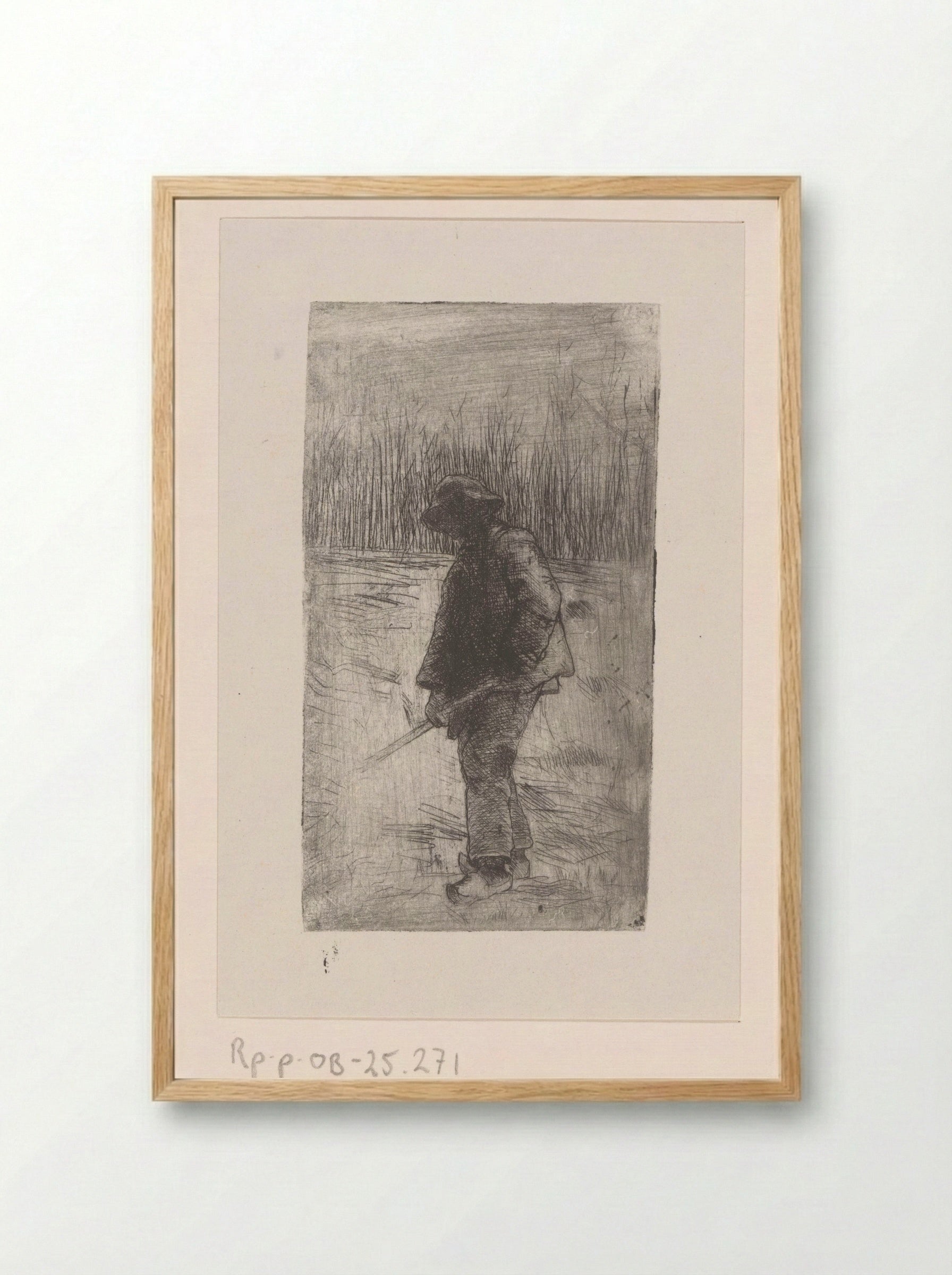 Boer - Philip Zilcken - Framed Print Wood