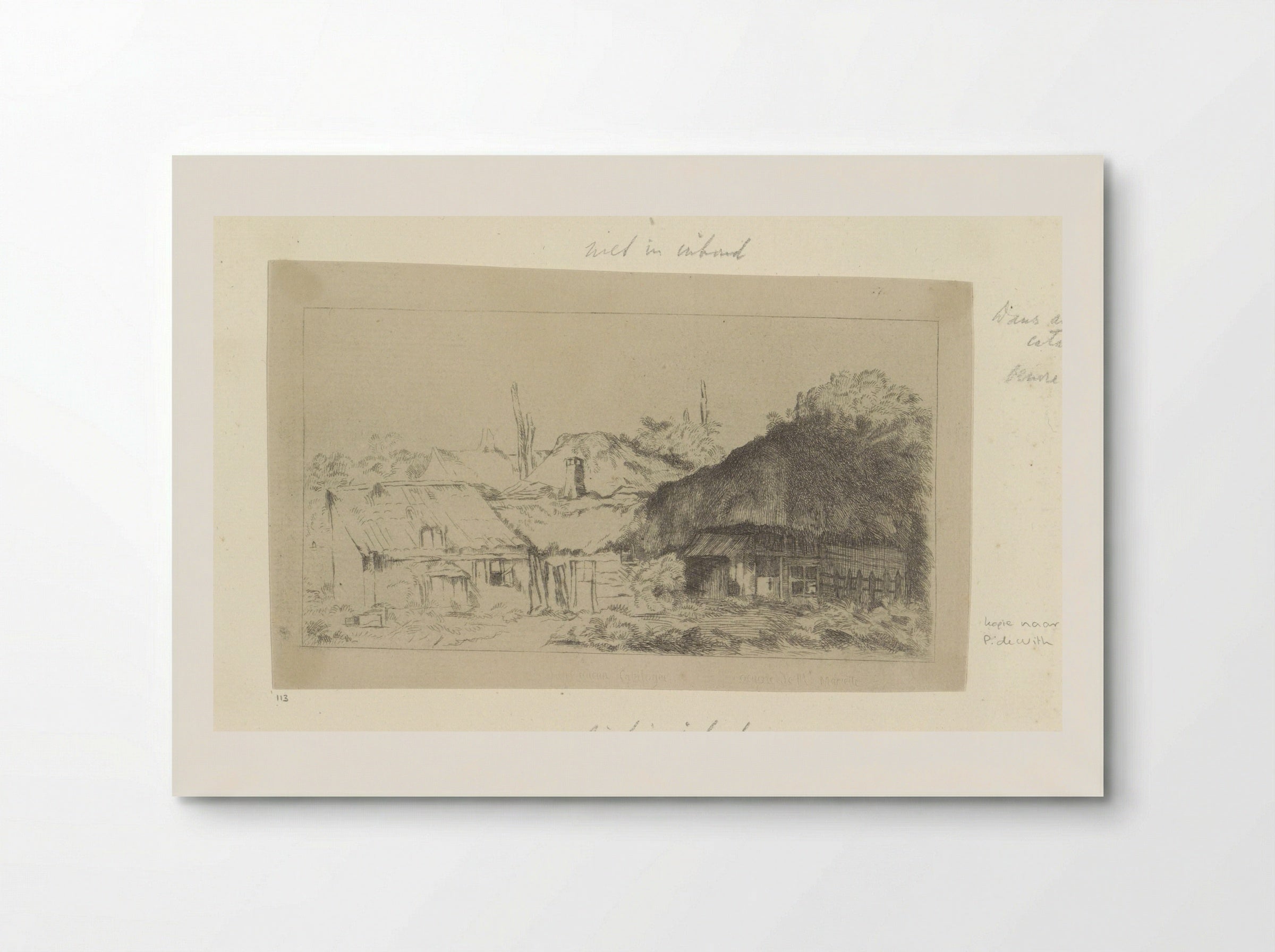 Boerderij (Farmhouse) - Henry Louis Basan - Poster