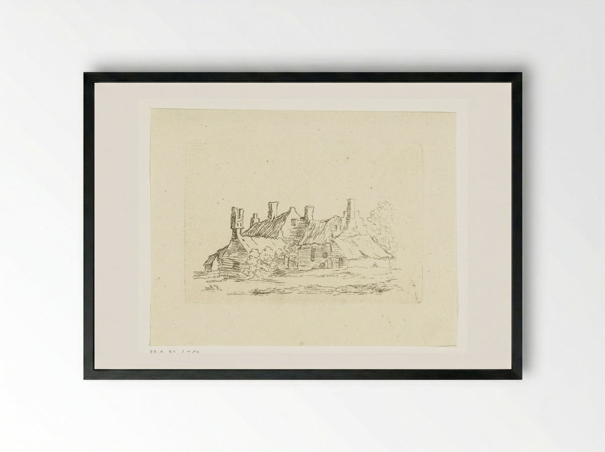 Boerderij - Nicolaas Box - Framed Print Black