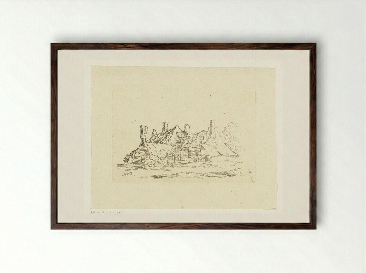 Boerderij - Nicolaas Box - Framed Print Dark Wood