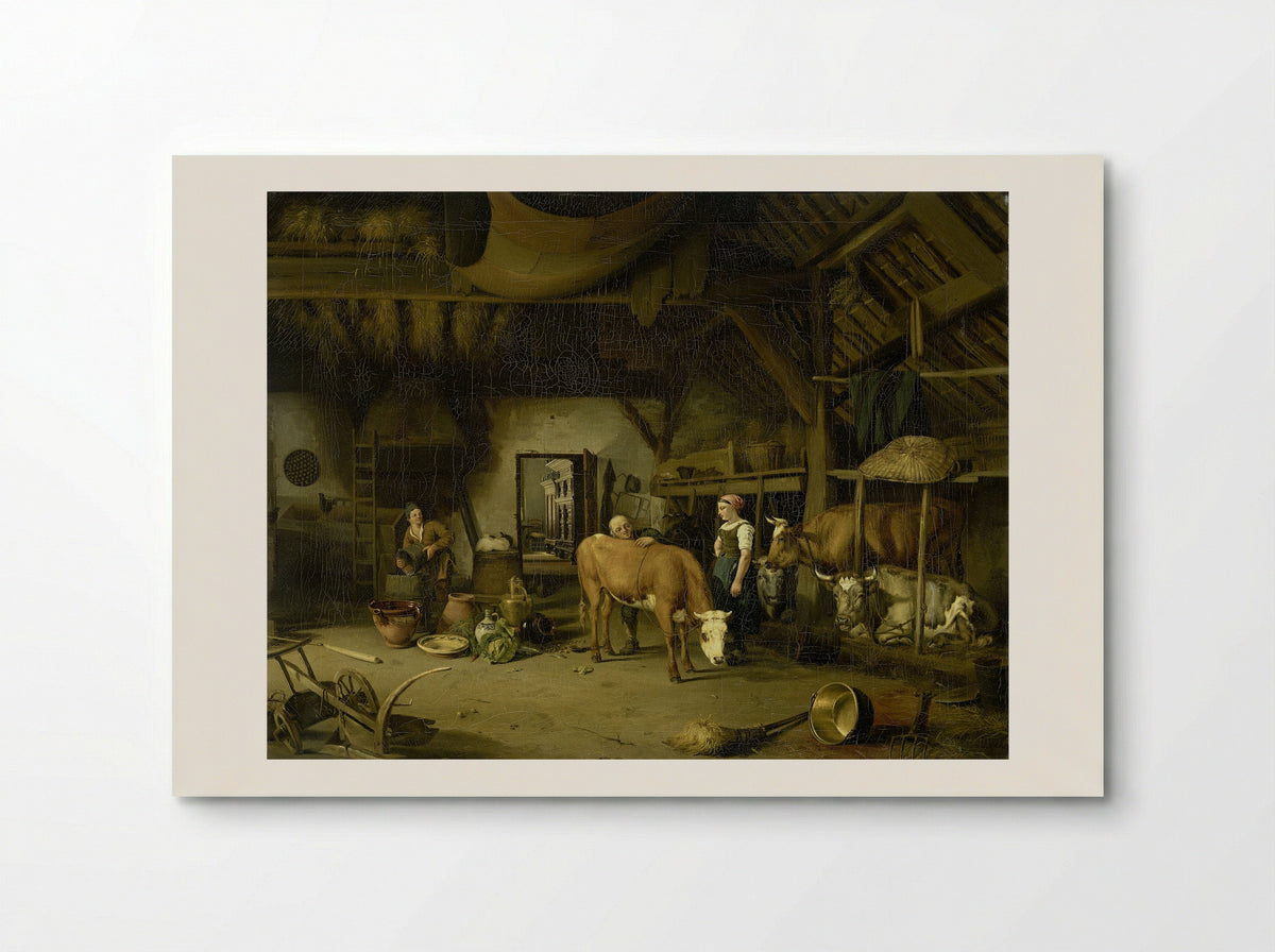 Boerendeel (Farm Interior) - James de Rijk - Poster