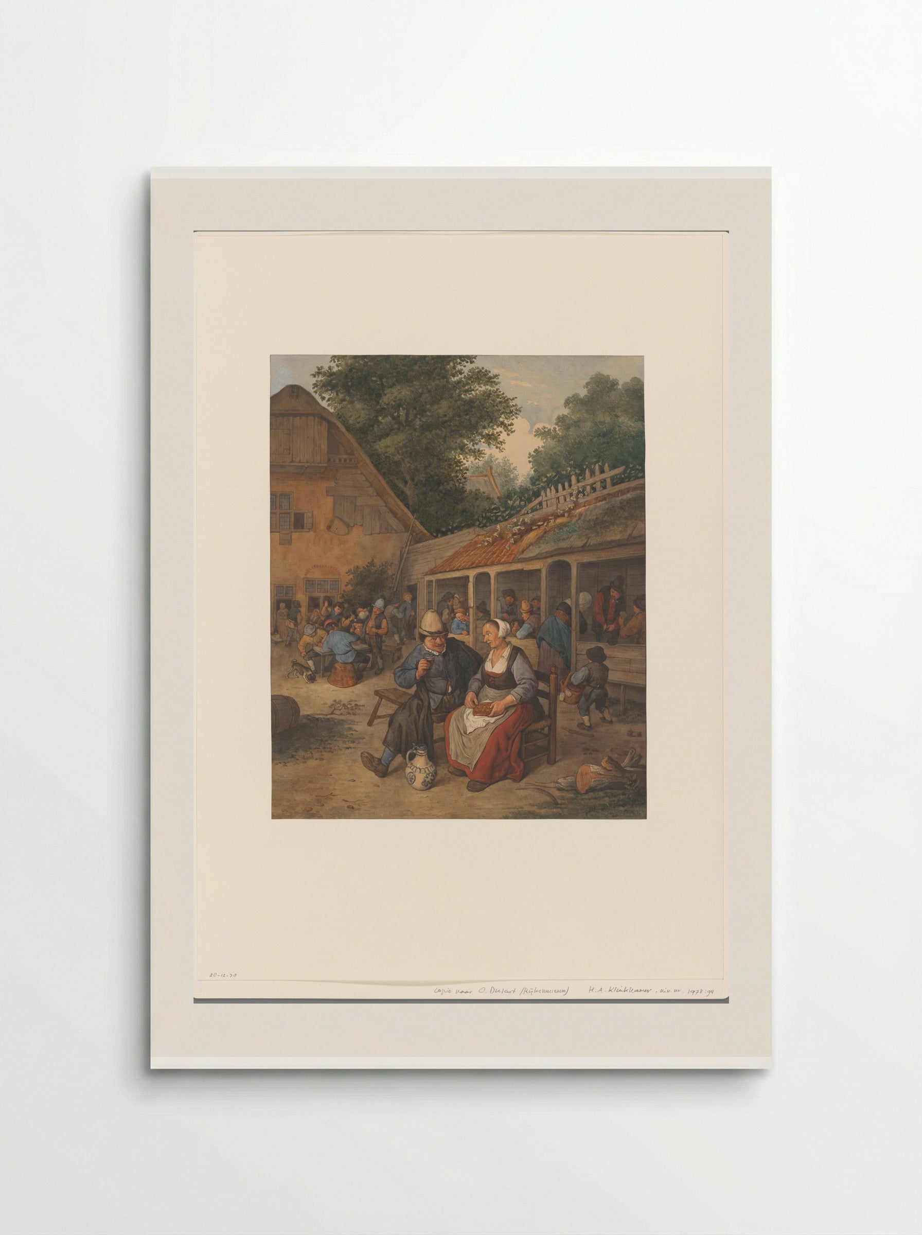 Boerenherberg - Hendrik Abraham Klinkhamer - Poster