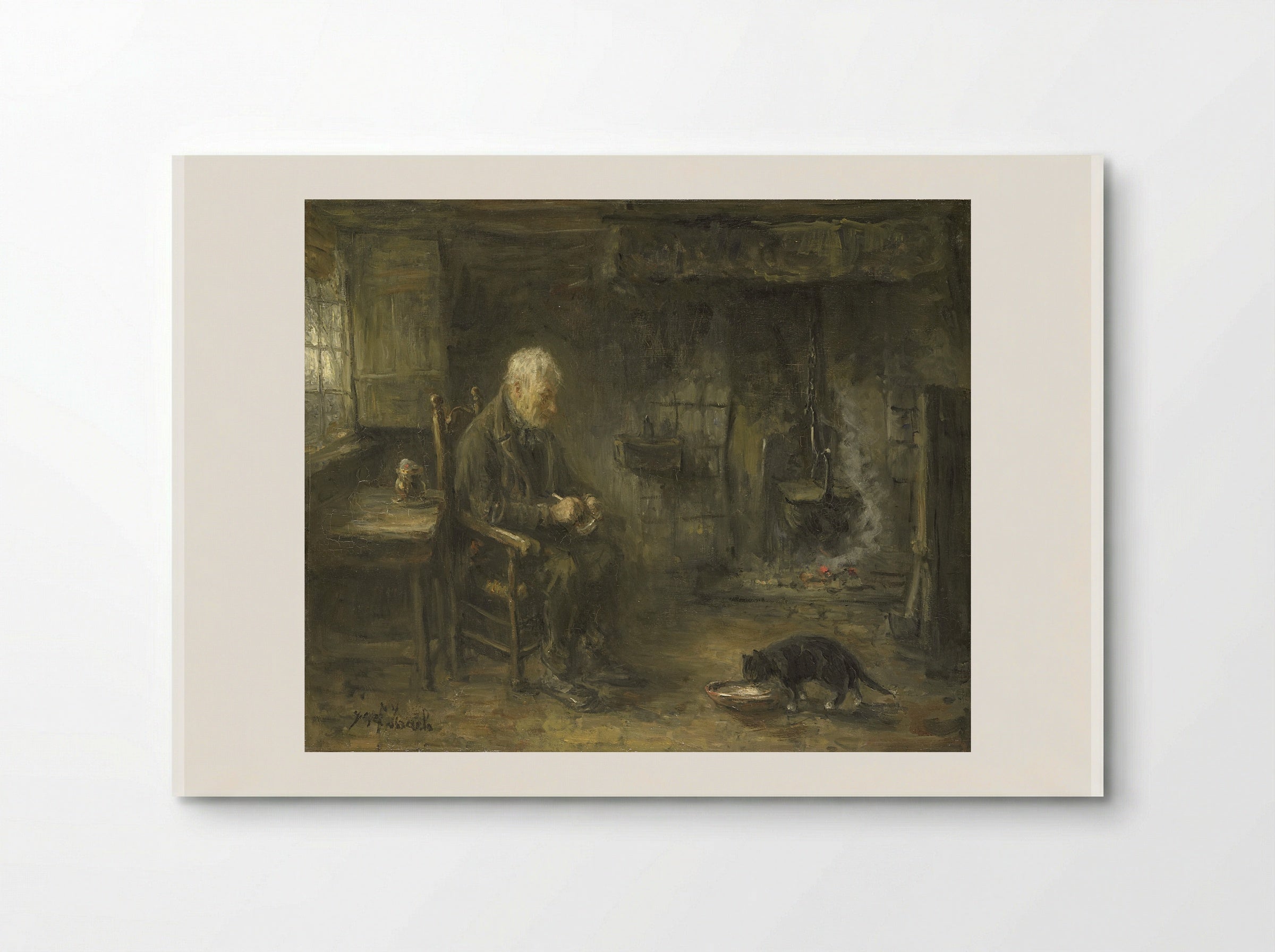 Boereninterieur - Jozef Israëls - Poster
