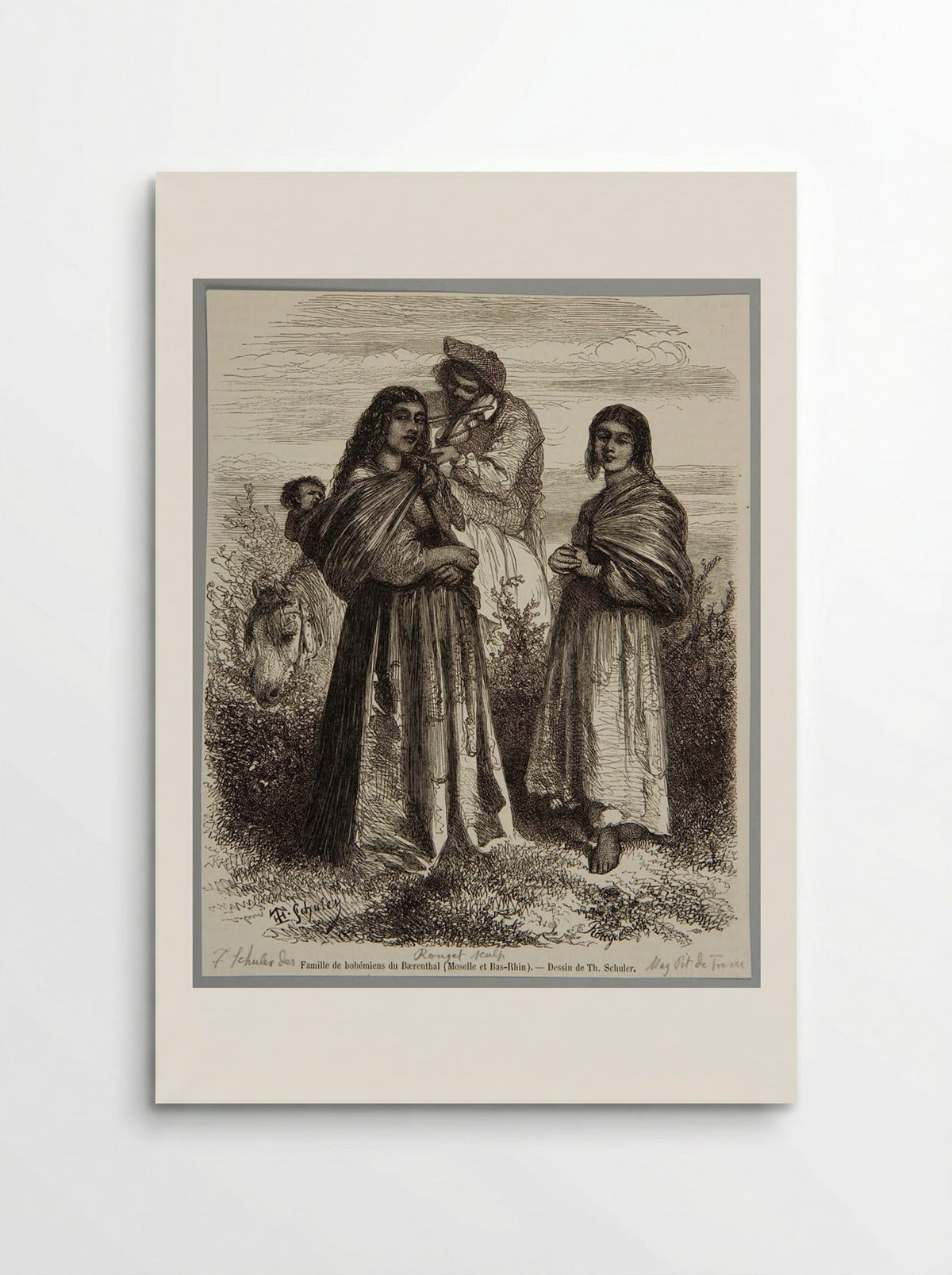 Bohemian Family of Baerenthal - François Rouget - Poster