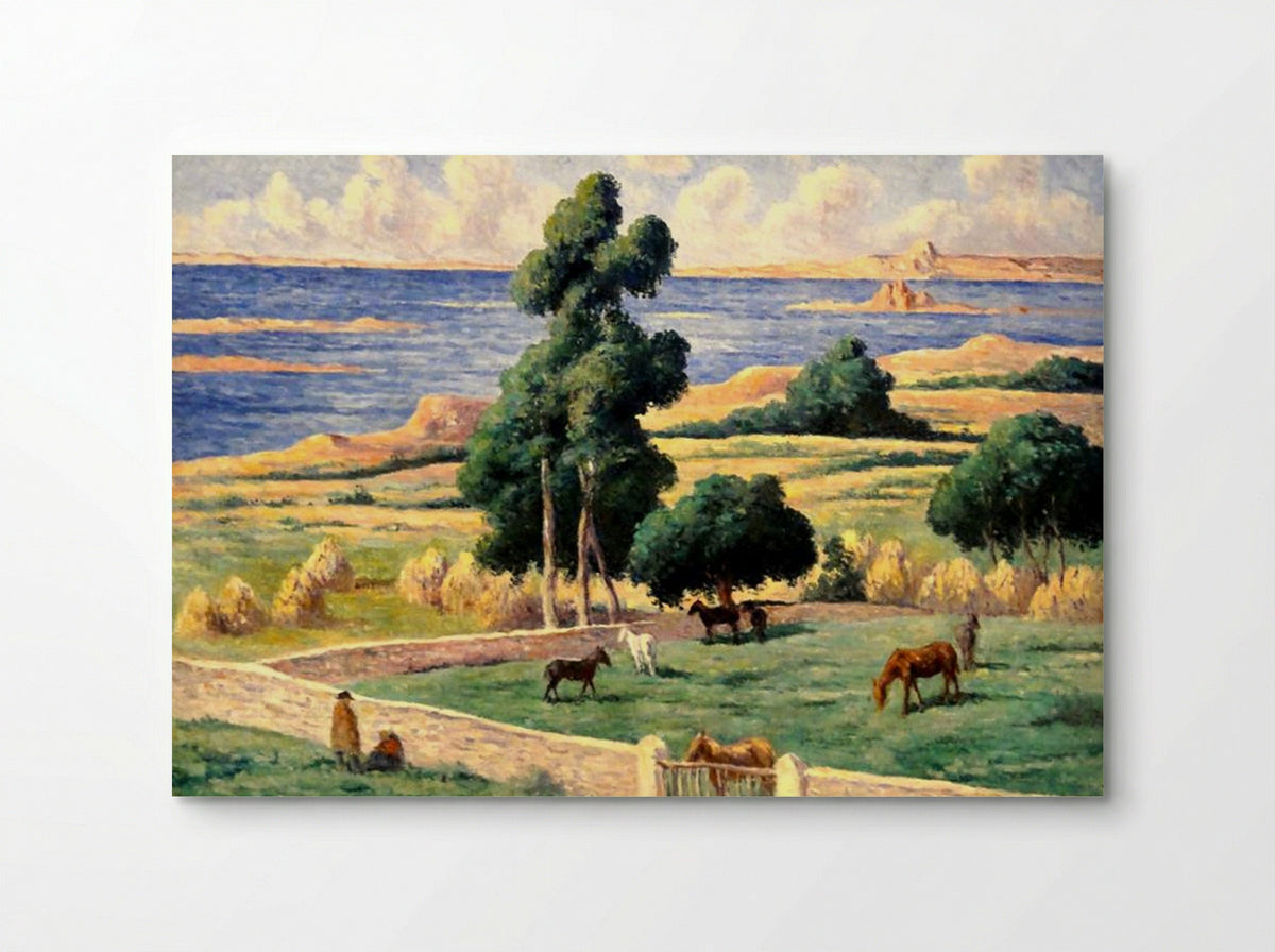 Bois Island, Kermouster, Lézardrieux - Maximilien Luce - Poster