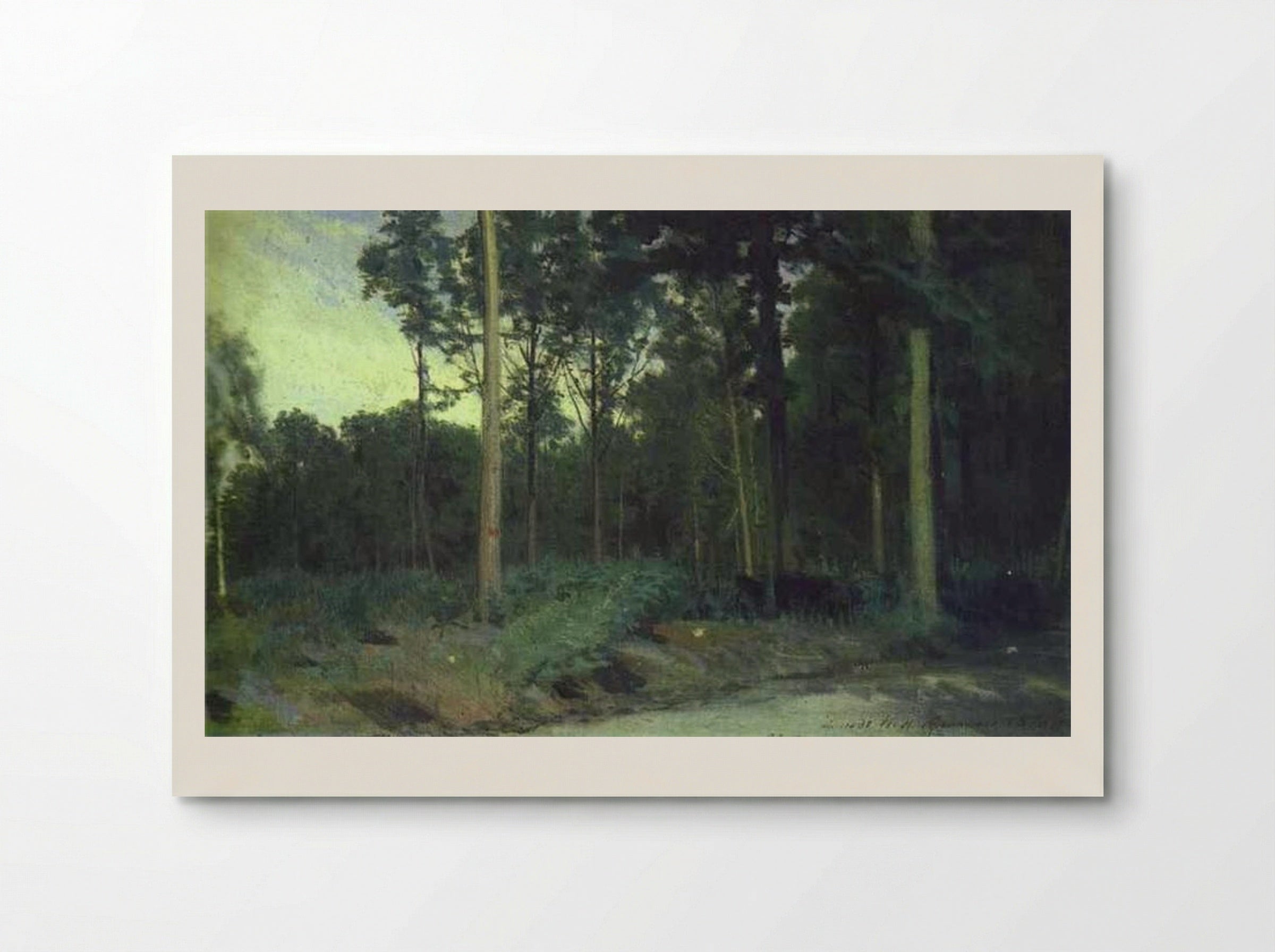 Bois de Boulogne near Paris - Ivan Kramskoy - Poster
