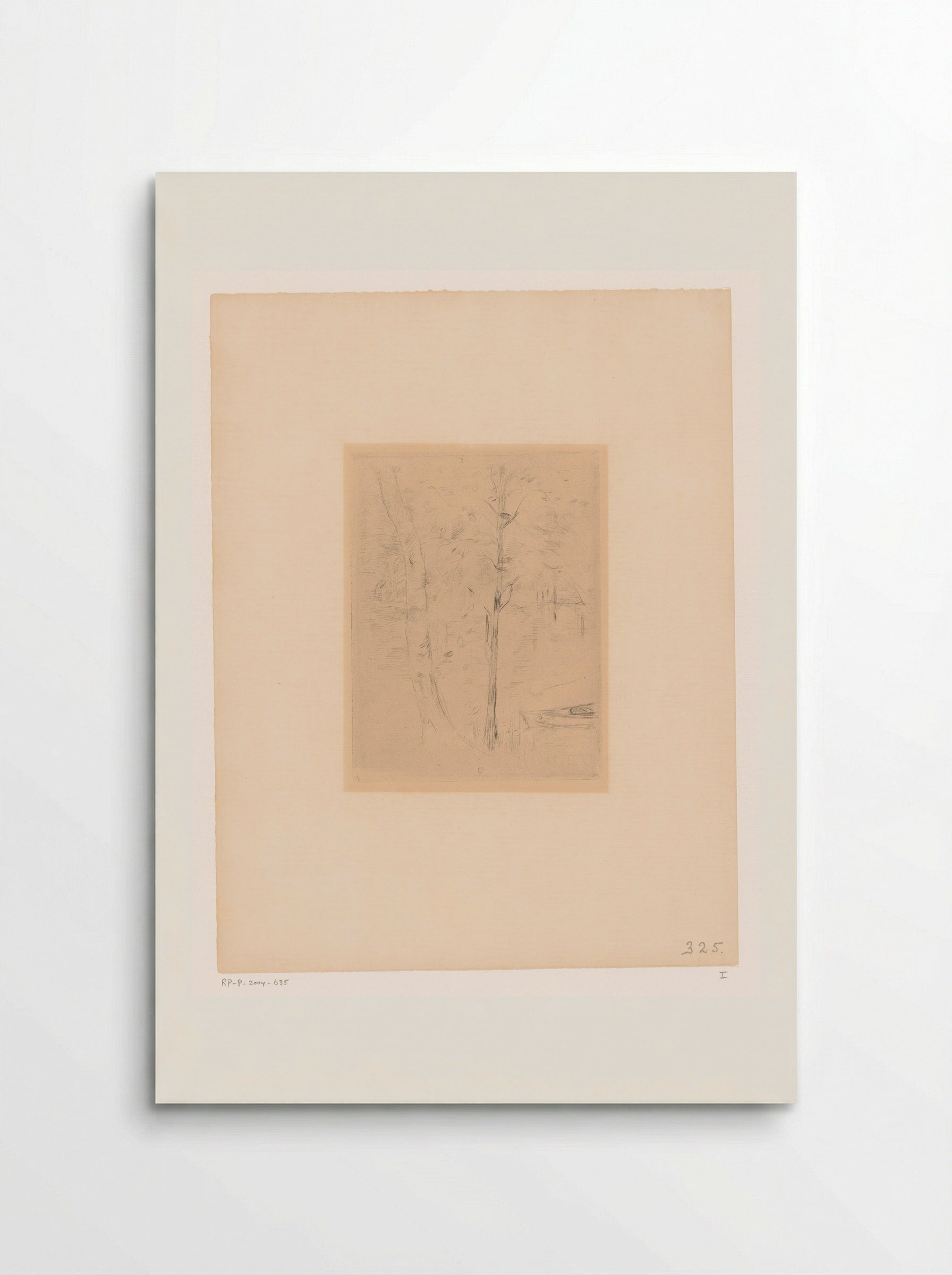 Bomen aan een vijver in het Bois de Boulogne te Parijs - Berthe Morisot - Poster