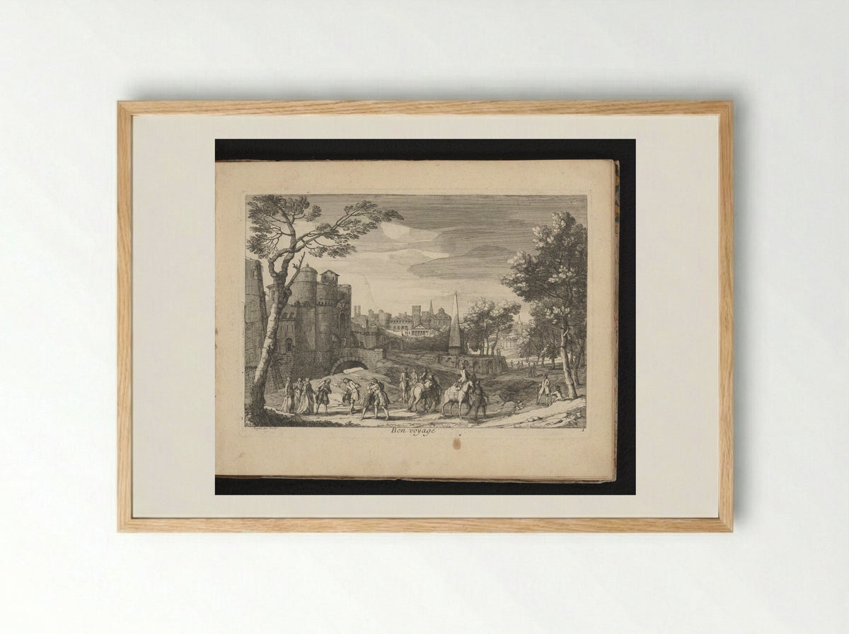 Bon Voyage - Gaspard Duchange - Framed Print Wood
