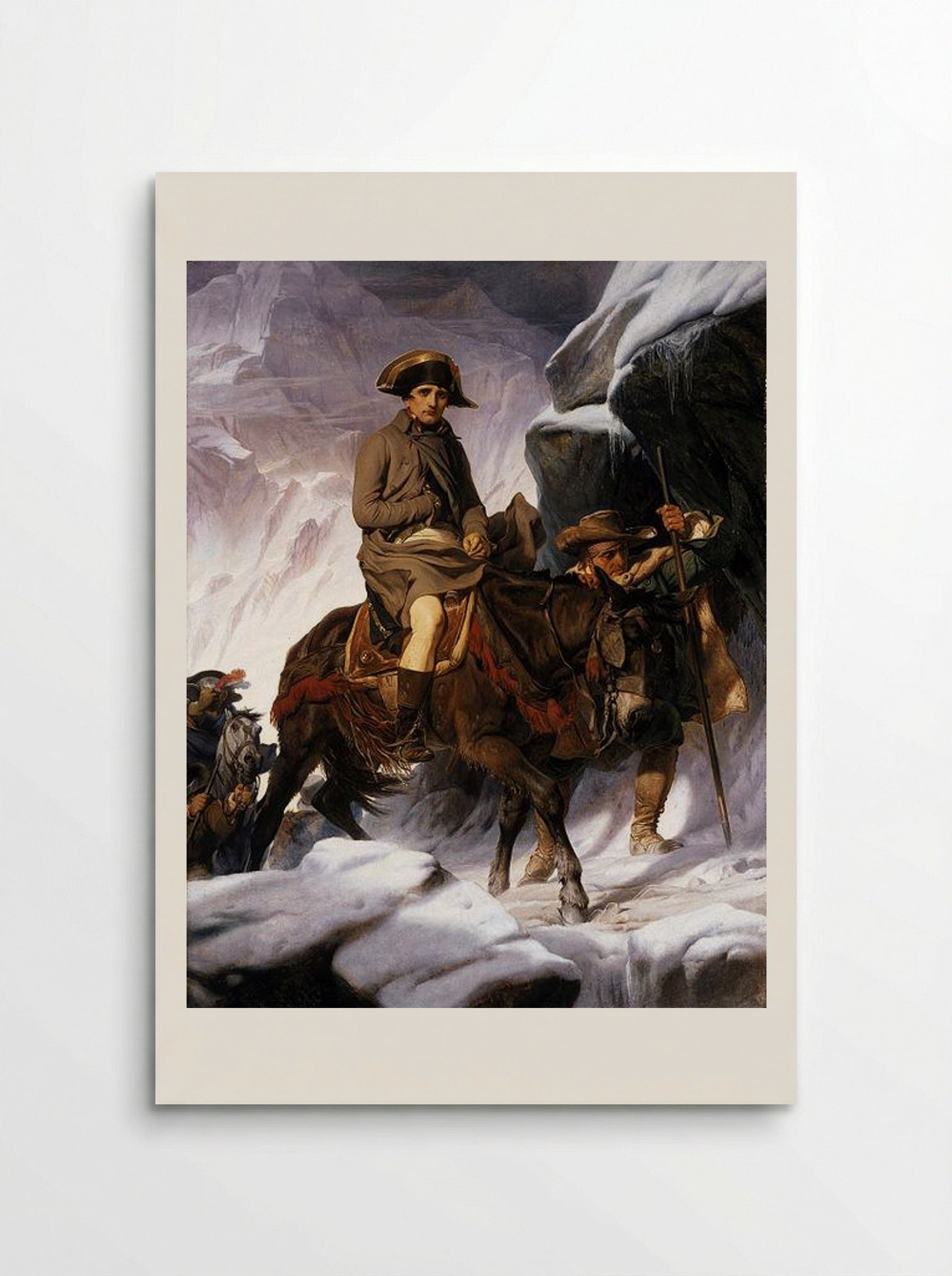 Bonaparte Crossing the Alps - Paul Delaroche - Poster