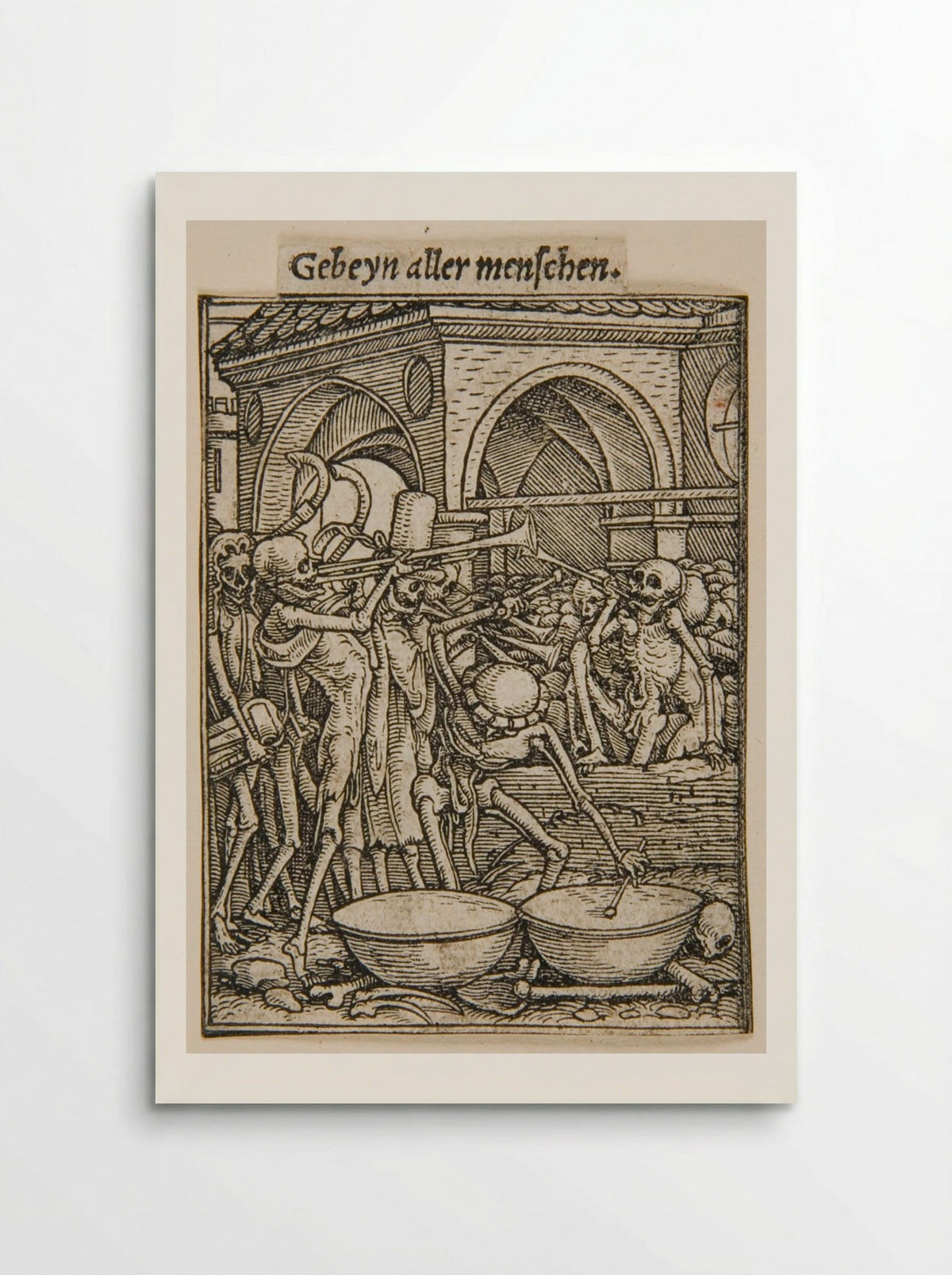 Bones of All Men - Hans Holbein the Younger - Poster