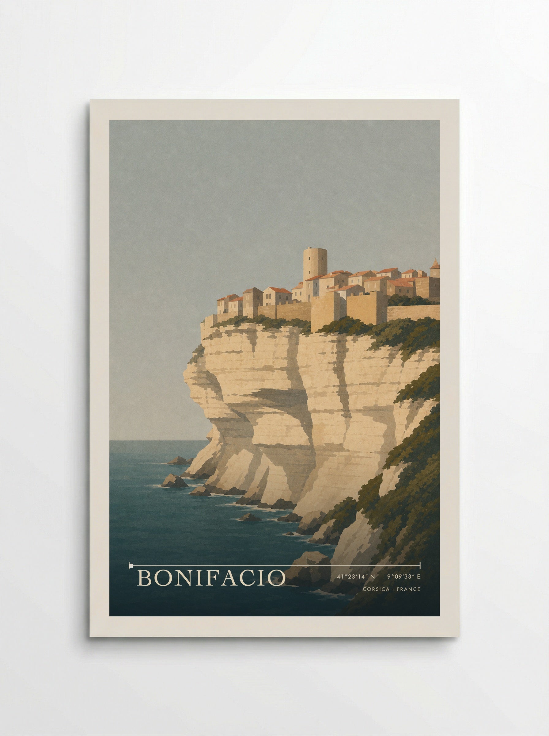 Bonifacio Travel Poster Artwork - Poster