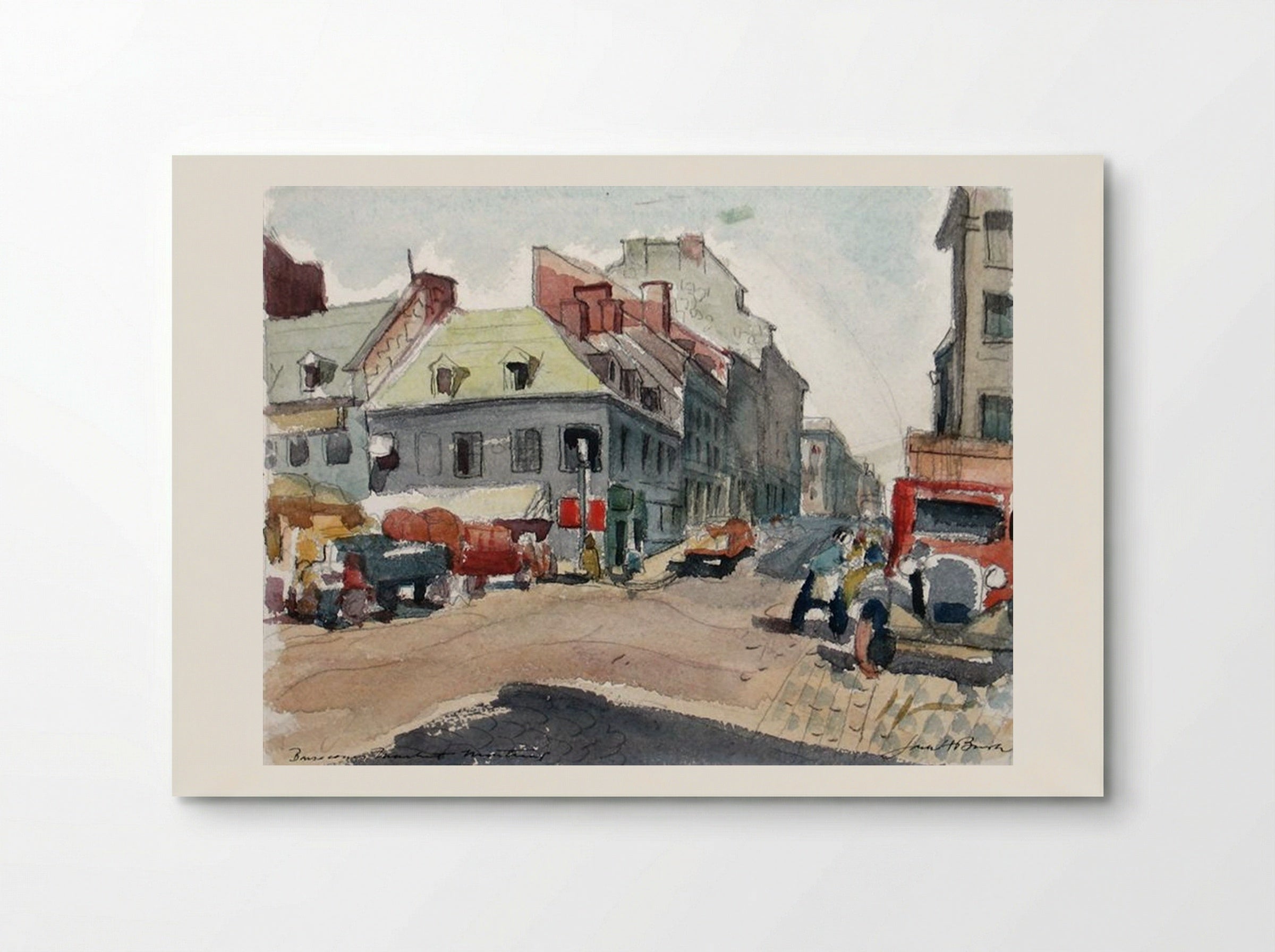 Bonsecours Market - Jack Bush - Poster