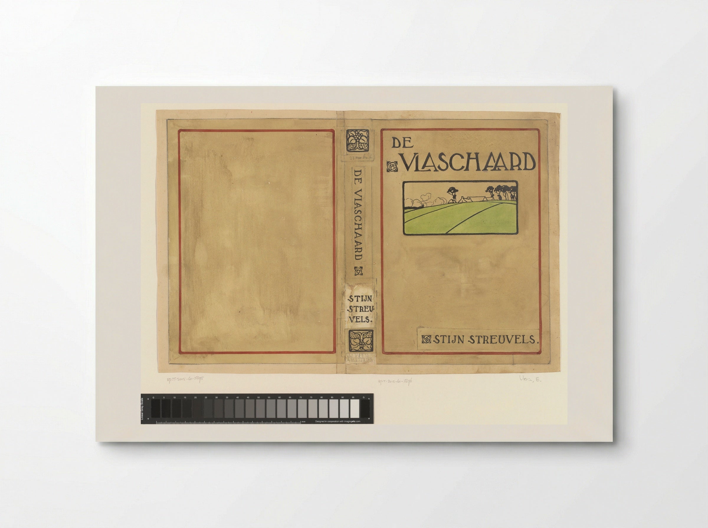 Book Cover Design for De Vlaschaard - Emmanuel Viérin - Poster