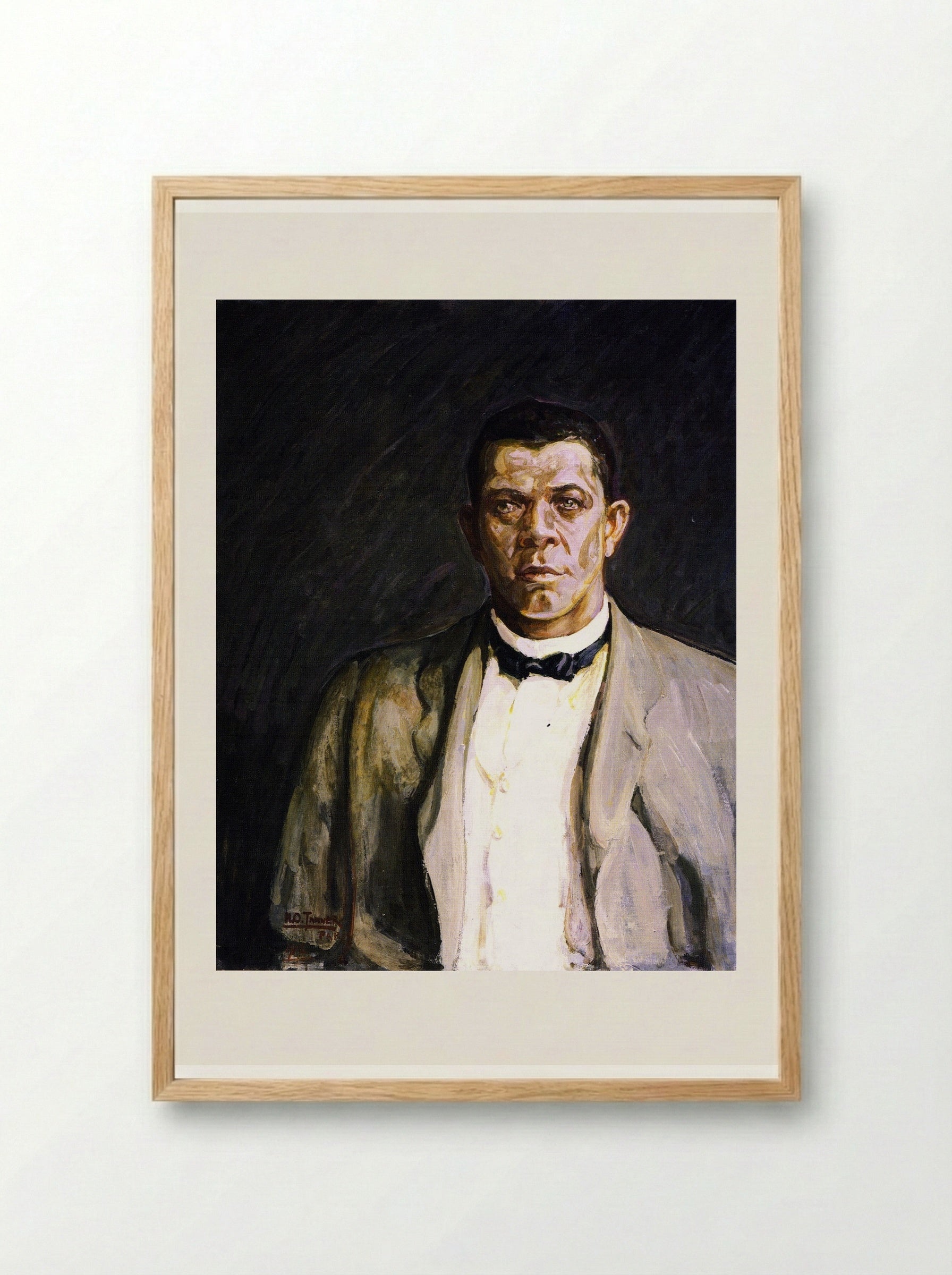 Booker T. Washington - Henry Ossawa Tanner - Framed Print Wood