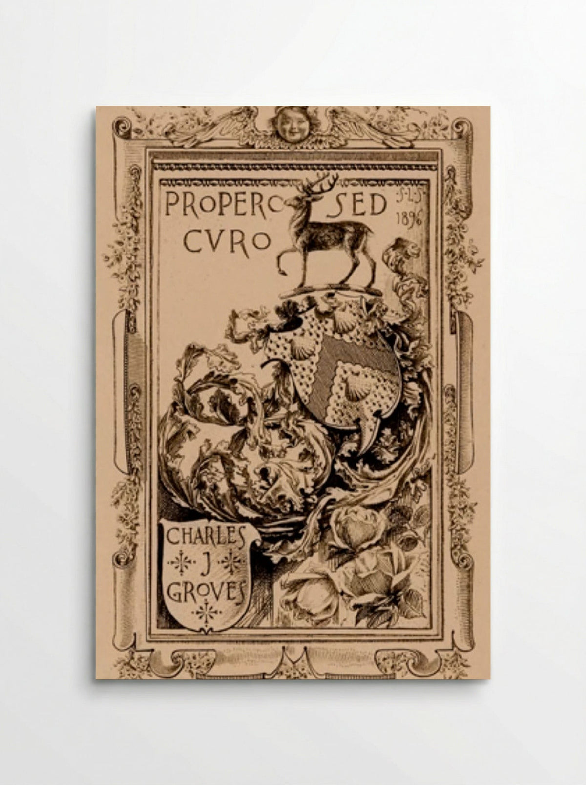 Bookplate of Charles J. Groves - Sidney L. Smith - Poster