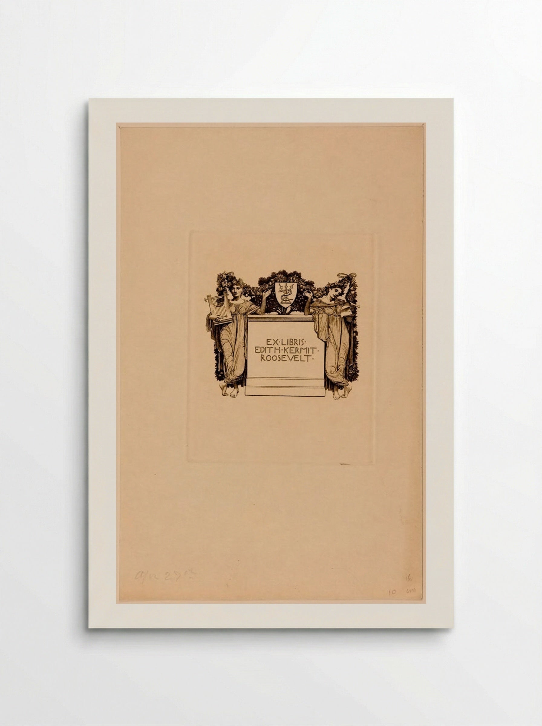 Bookplate of Edith Kermit Roosevelt - Sidney L. Smith - Poster