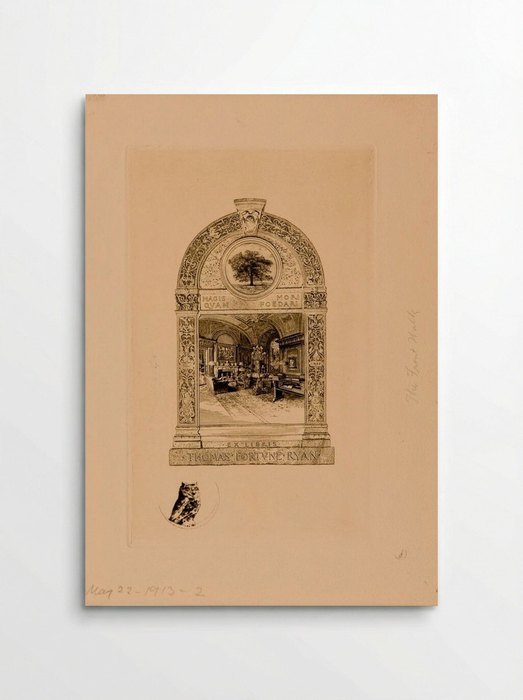 Bookplate of Thomas Fortune Ryan - Sidney L. Smith - Poster
