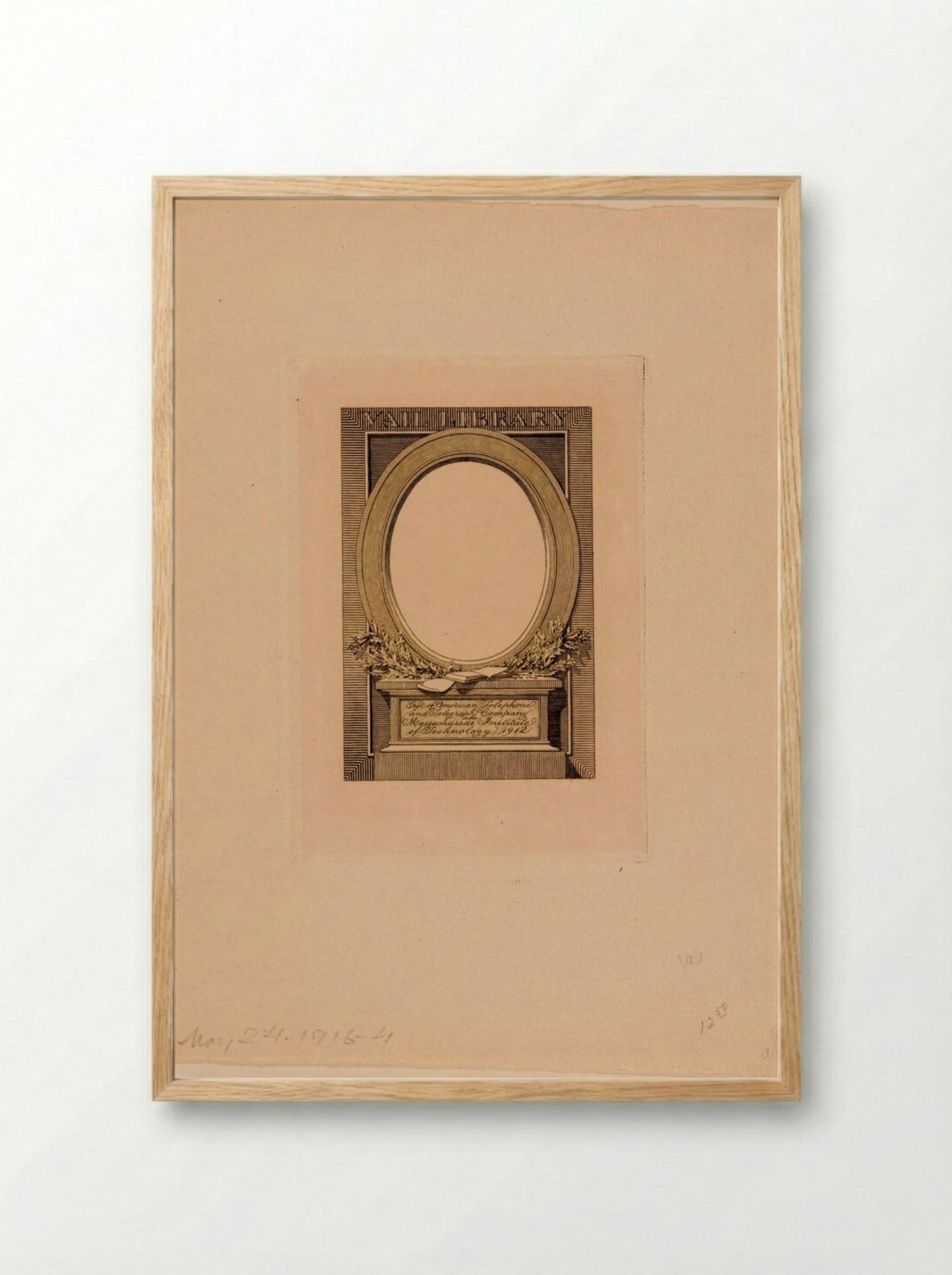 Bookplate of Vail Library - Sidney L. Smith - Framed Print Wood