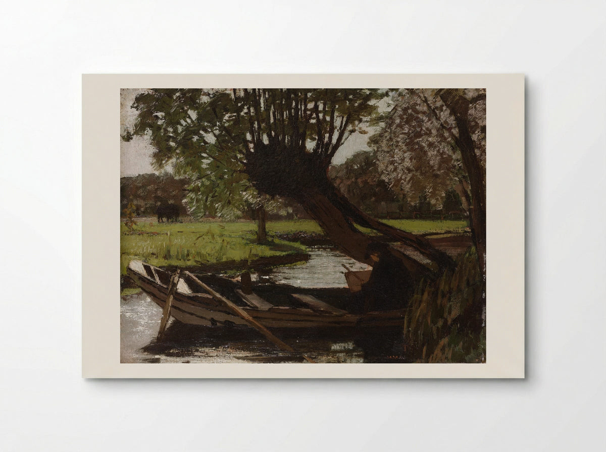 Boot met knotwilg - Matthijs Maris - Poster