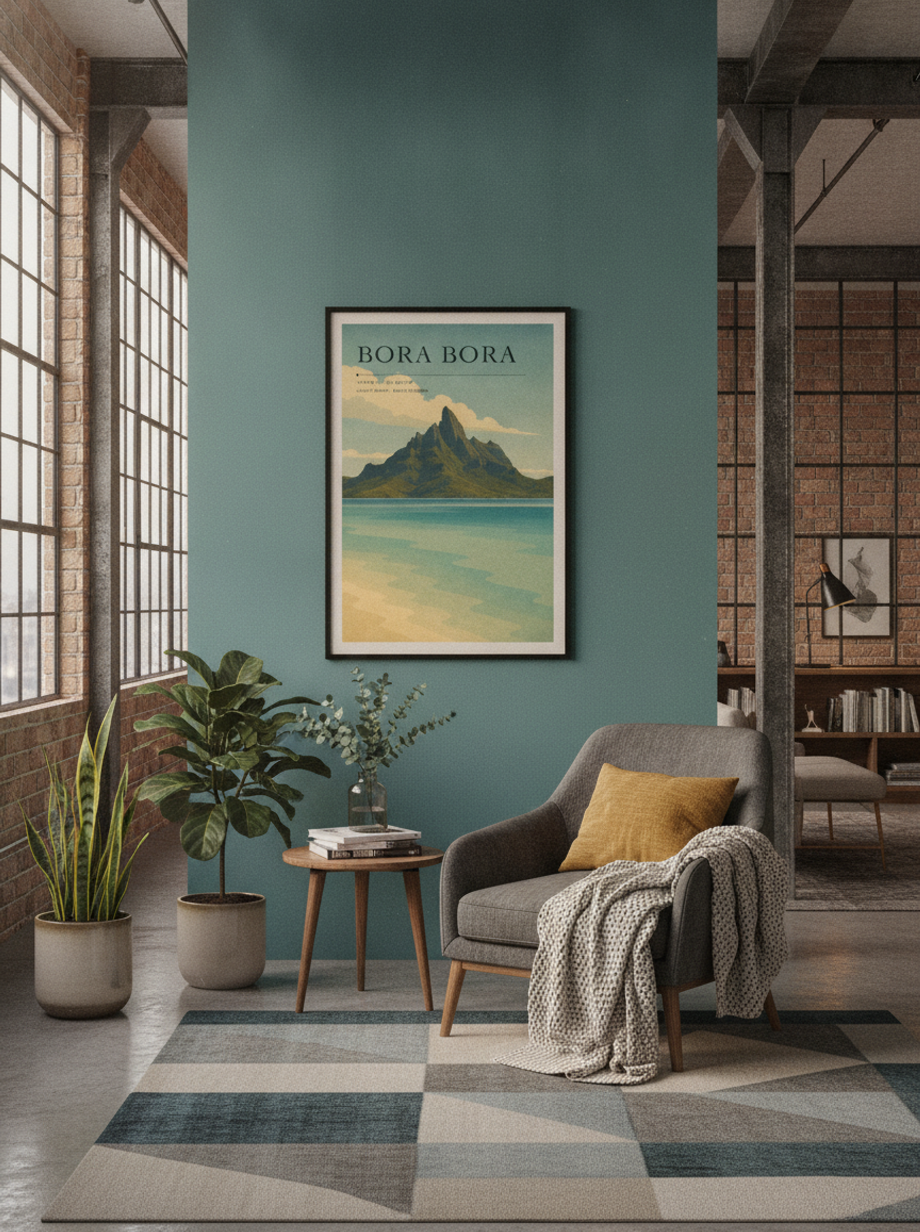 Bora Bora Travel Poster Artwork - Lifestyle