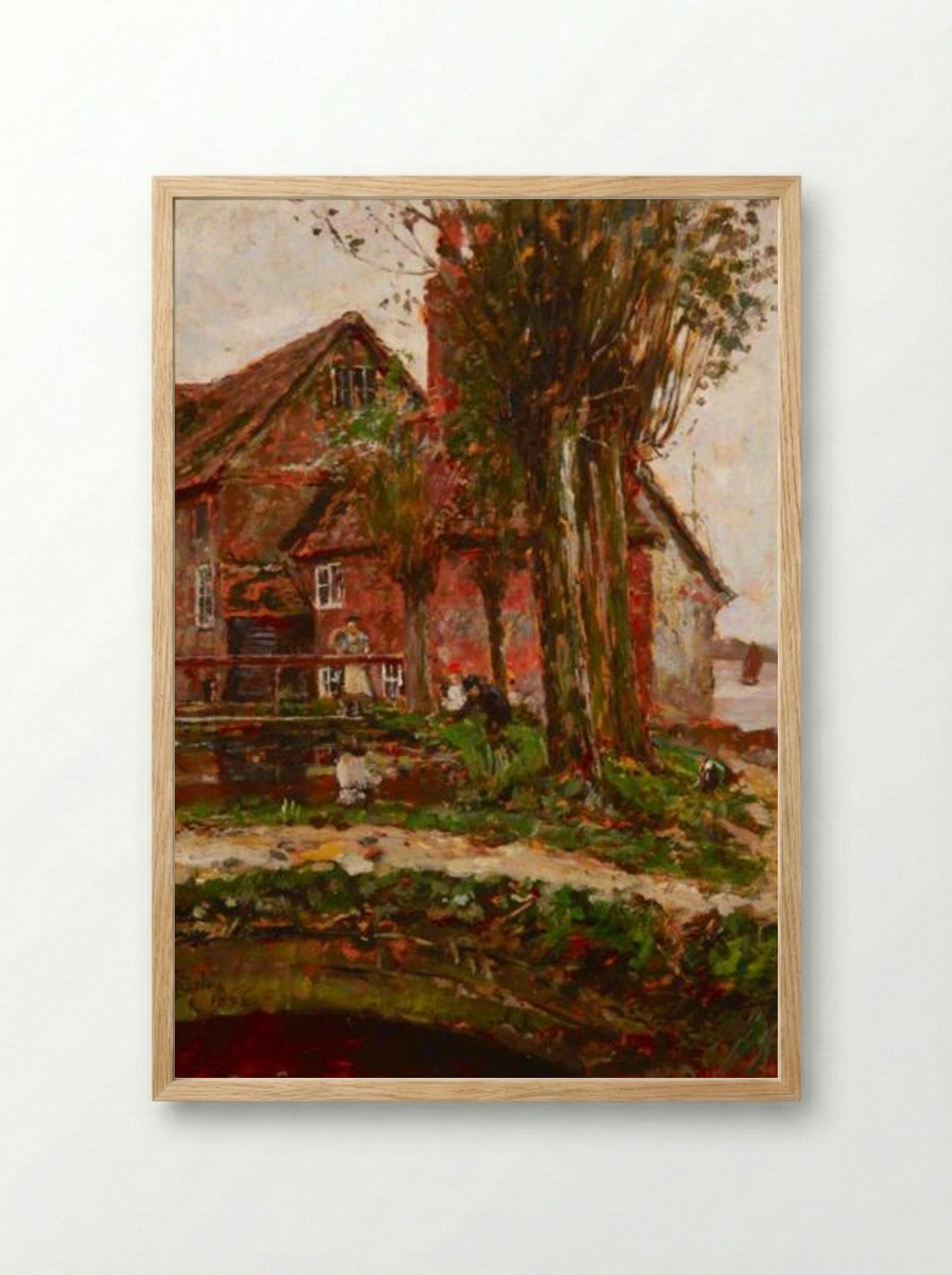Bosham Mill - James Charles - Framed Print Wood