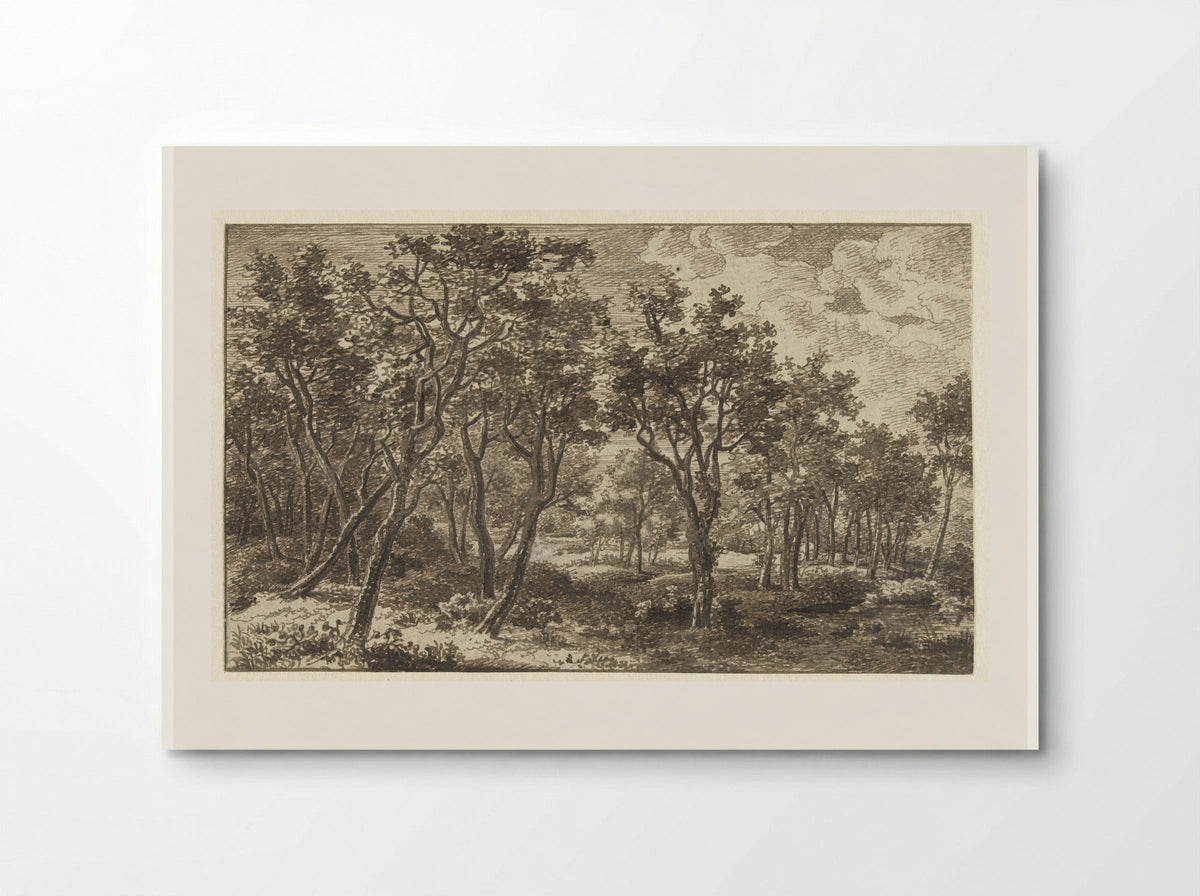 Boslandschap in het landgoed Zon, nabij Eindhoven - Ernst Willem Jan Bagelaar - Poster