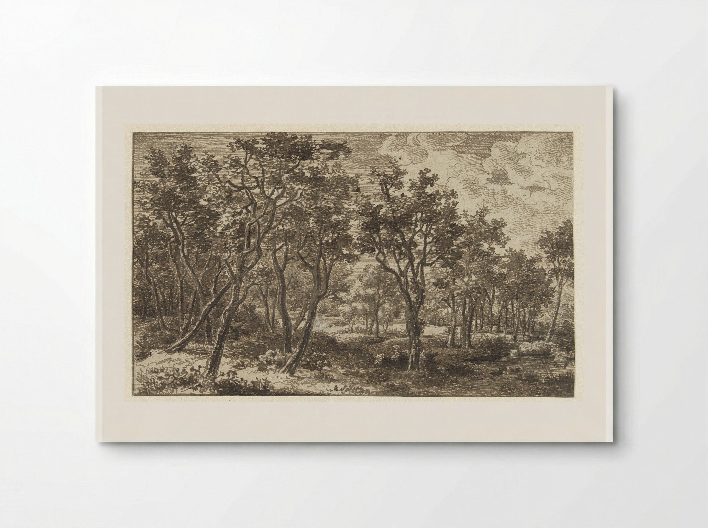Boslandschap in het landgoed Zon, nabij Eindhoven - Ernst Willem Jan Bagelaar - Poster
